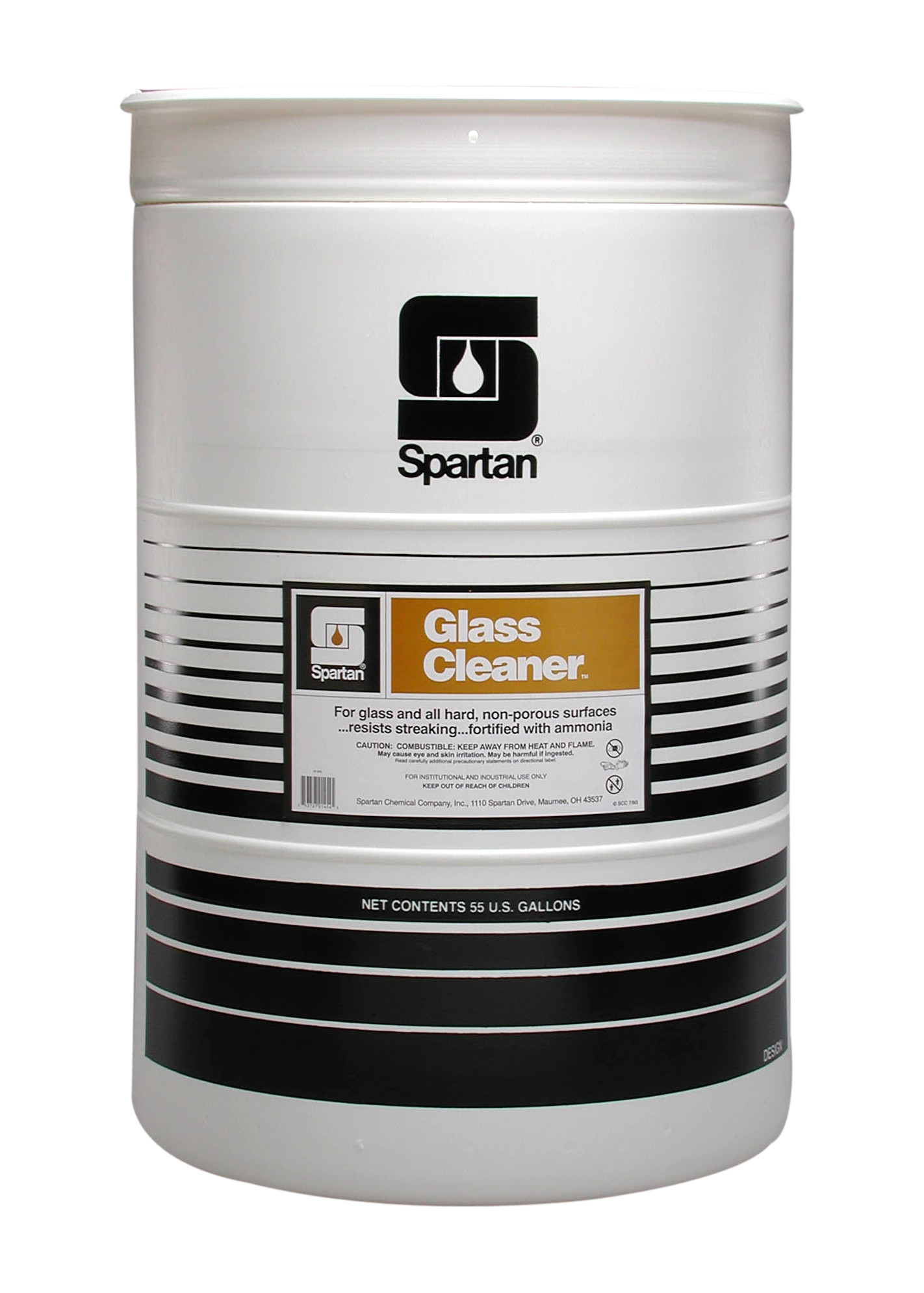 Spartan Chemical Company Glass Cleaner, 55 GAL DRUM