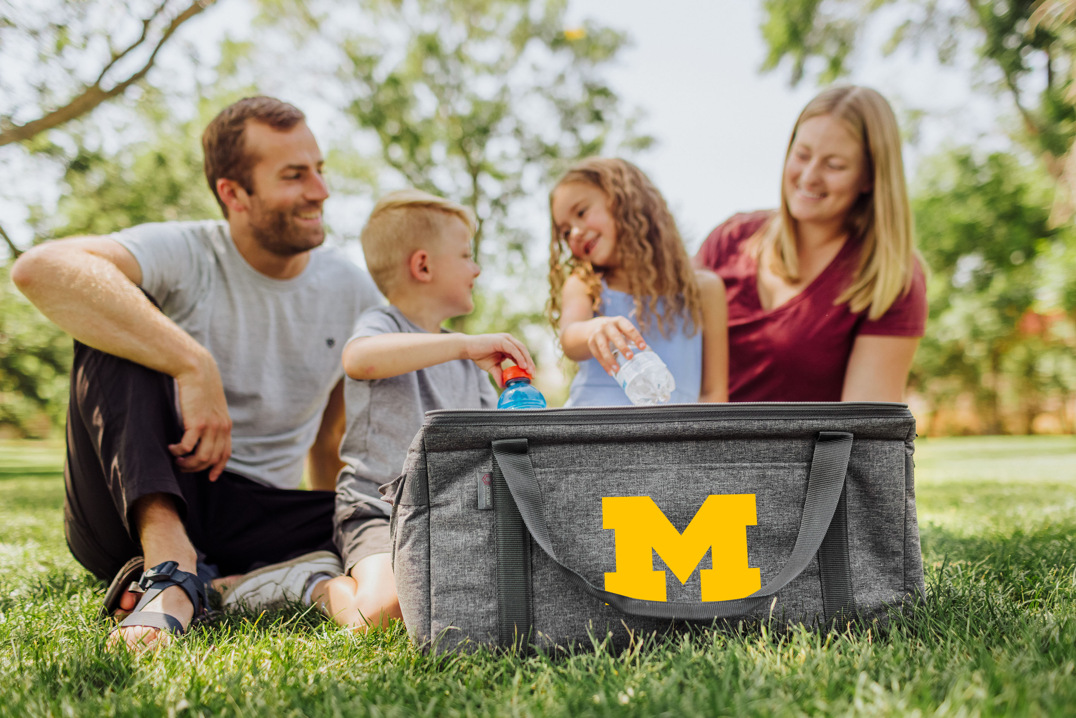 Michigan Wolverines - 64 Can Collapsible Cooler
