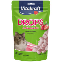 Image of Vitakraft Drops Hamster Treat with Strawberry Flavor 5.3 oz.