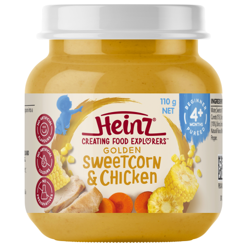 heinz®-golden-sweetcorn-chicken-baby-food-jar-4+-months-110g