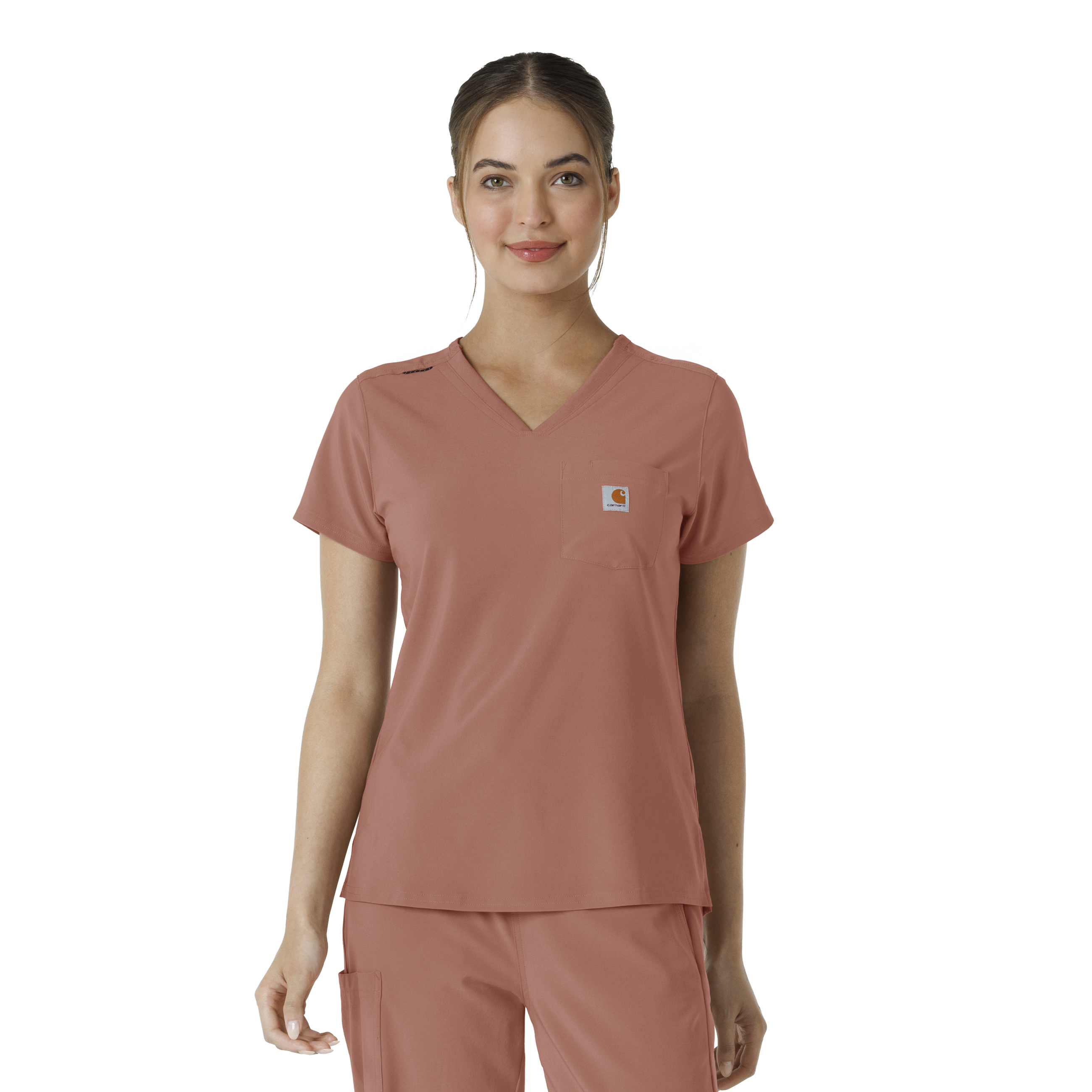 Force Cross&#45;Flex Women&#39;s Tuck&#45;In Scrub Top-Carhartt