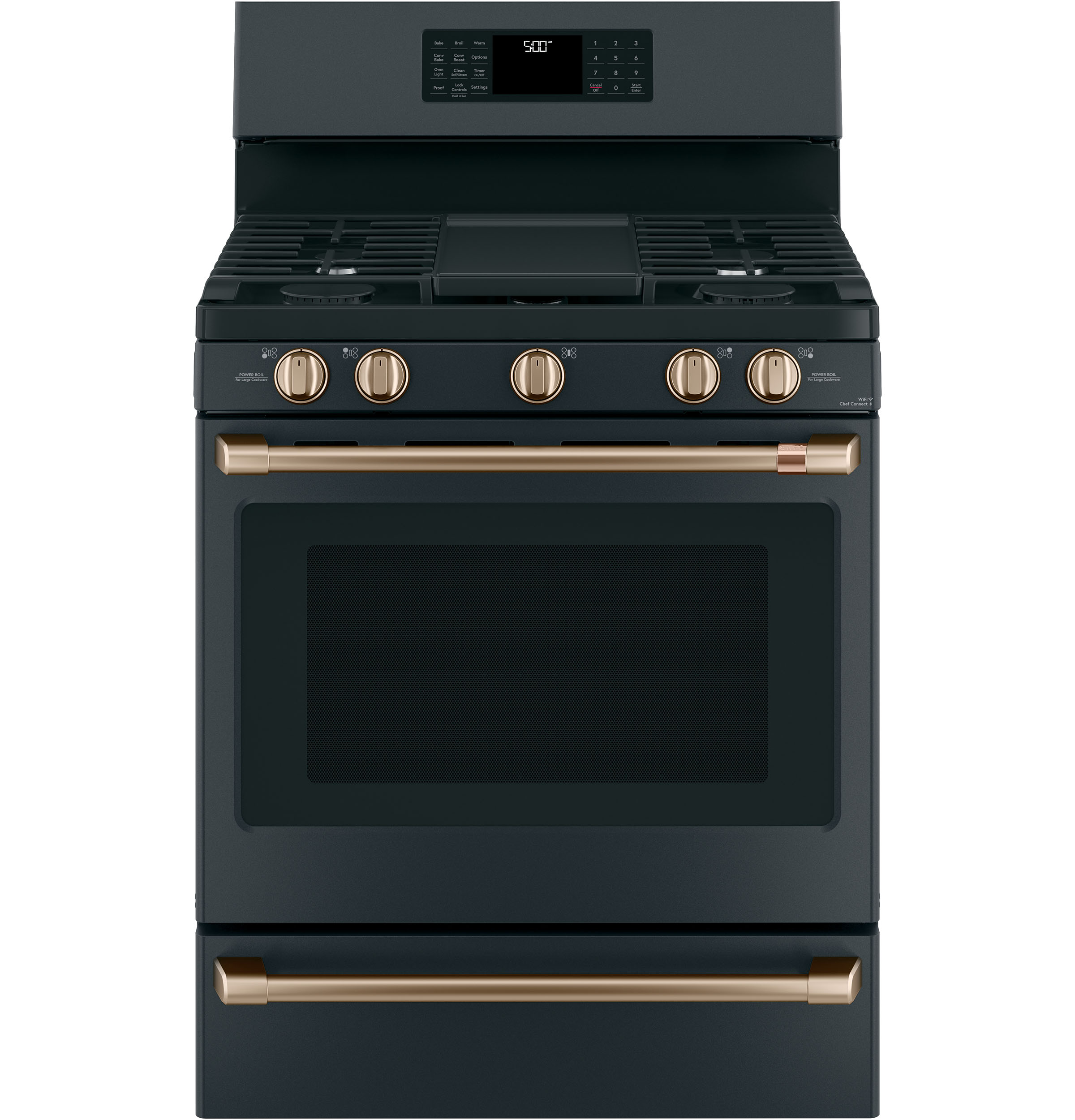 Freestanding Gas Knobs,Hndls Brushed Bronze — Not Connectable view 2