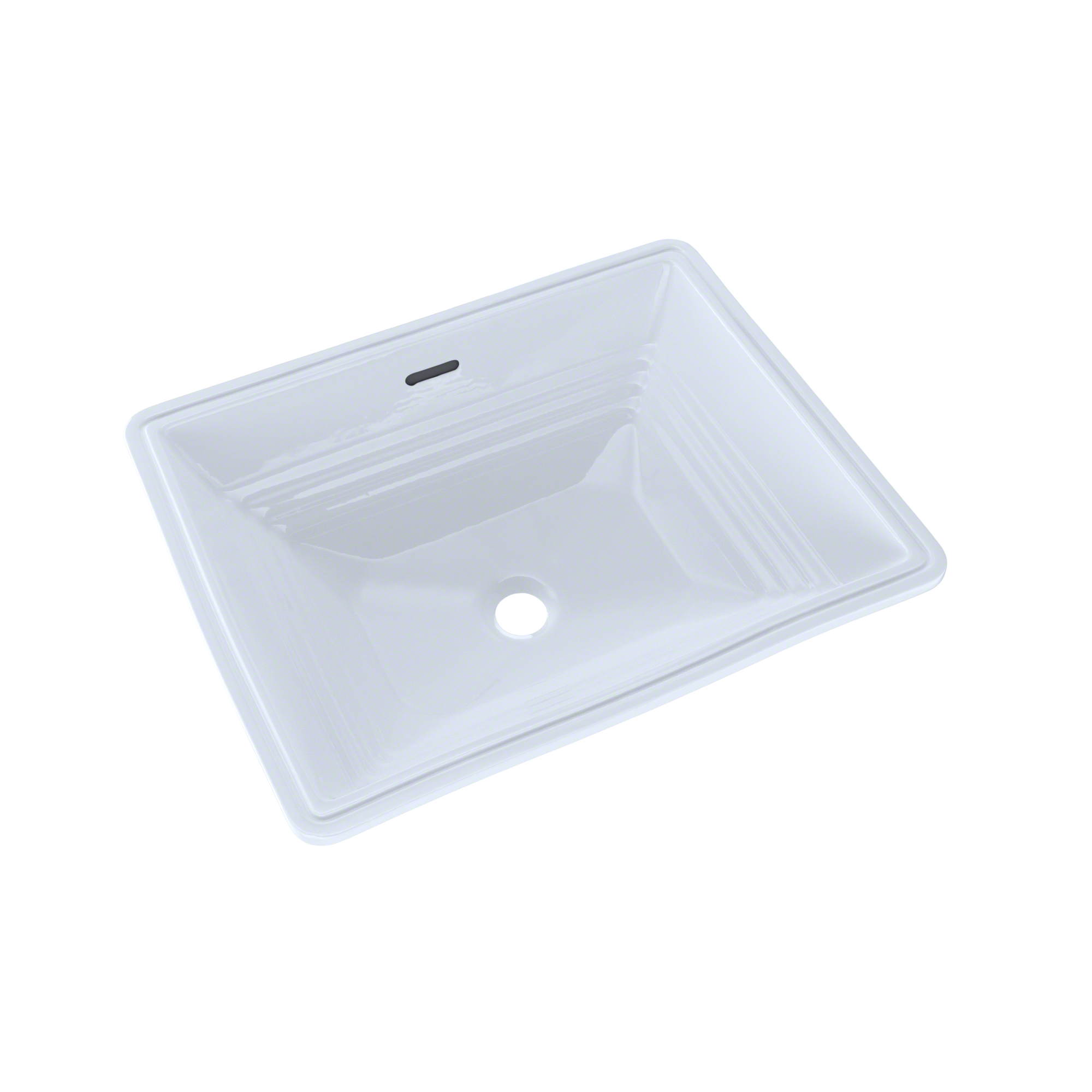 TOTO Promenade Rectangular Undermount Bathroom Sink, Cotton White, Vitreous China, LT533#01