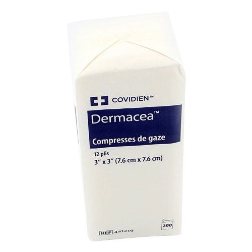 Dermacea Gauze 3" x 3" 12ply NS