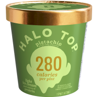 Pistachio Light Ice Cream, 16 fl oz Pint