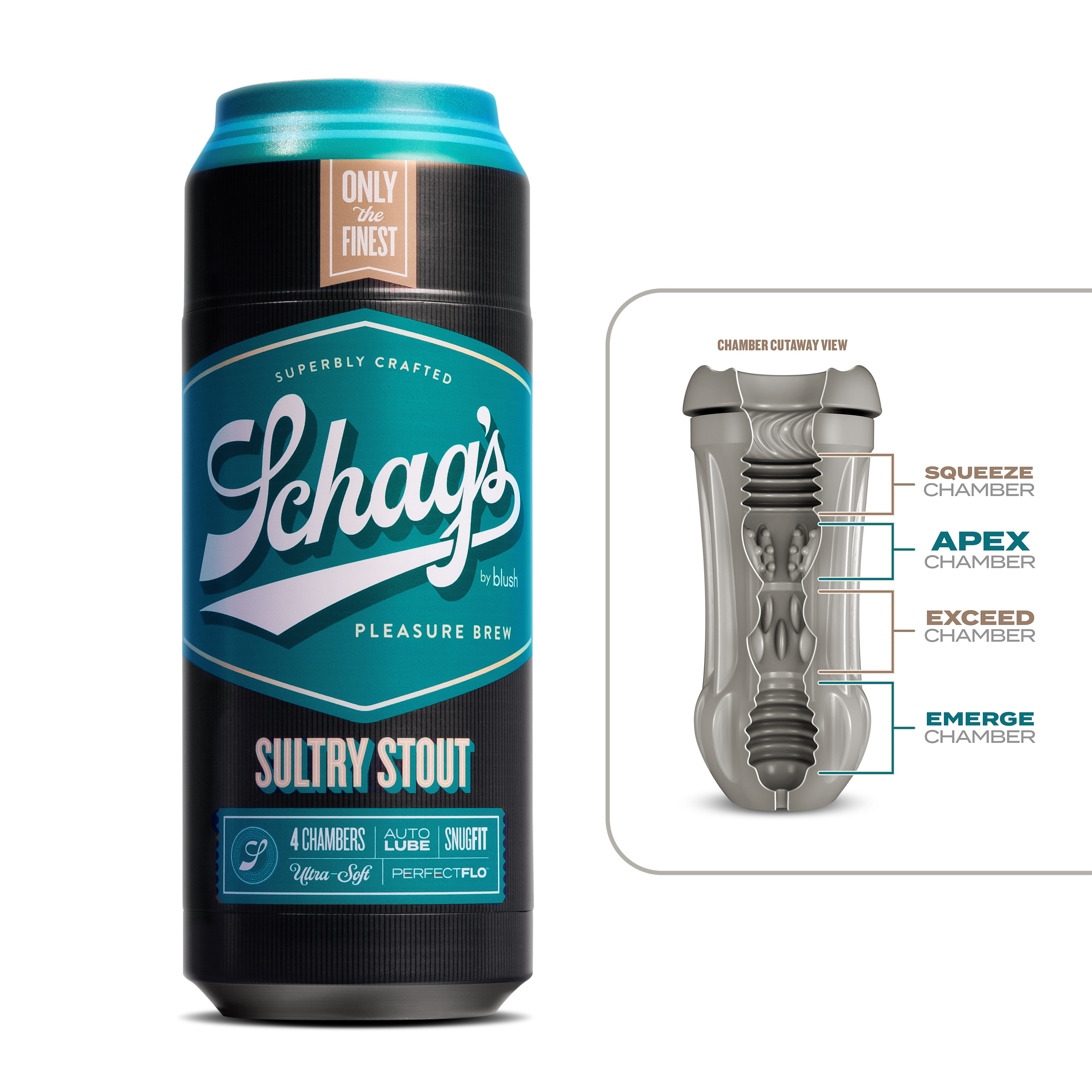 Blush Schag's Sultry Stout Frosted Masturbator / Stroker