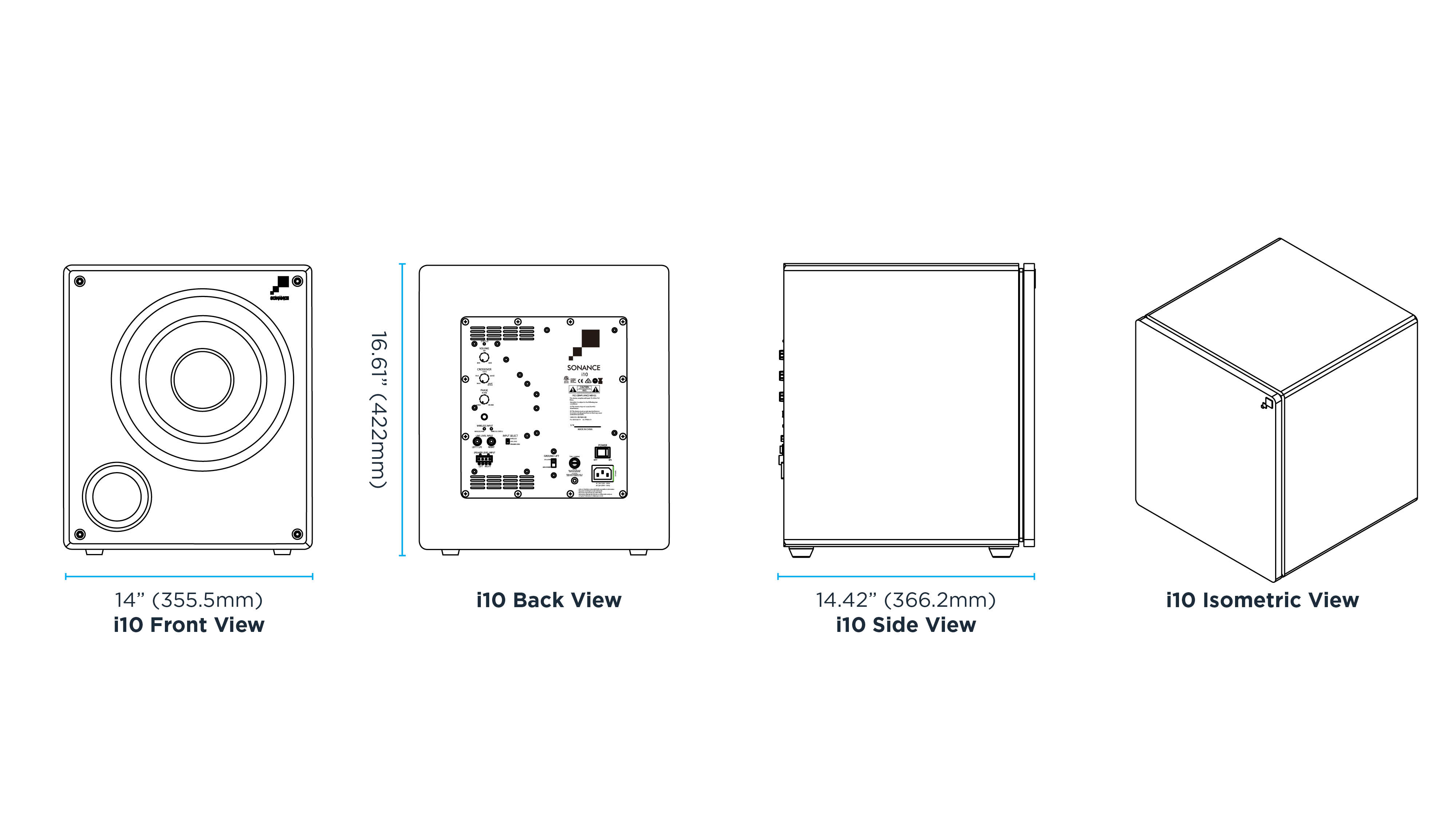 I10 Dimensional Drawings