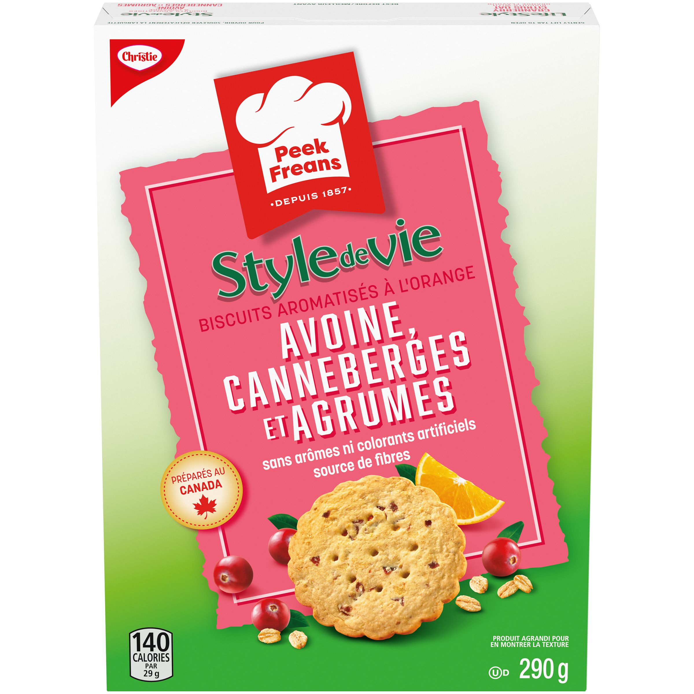 Peek Freans Lifestyle Cranberry Citris Oat Cookies, 290G-thumbnail-0