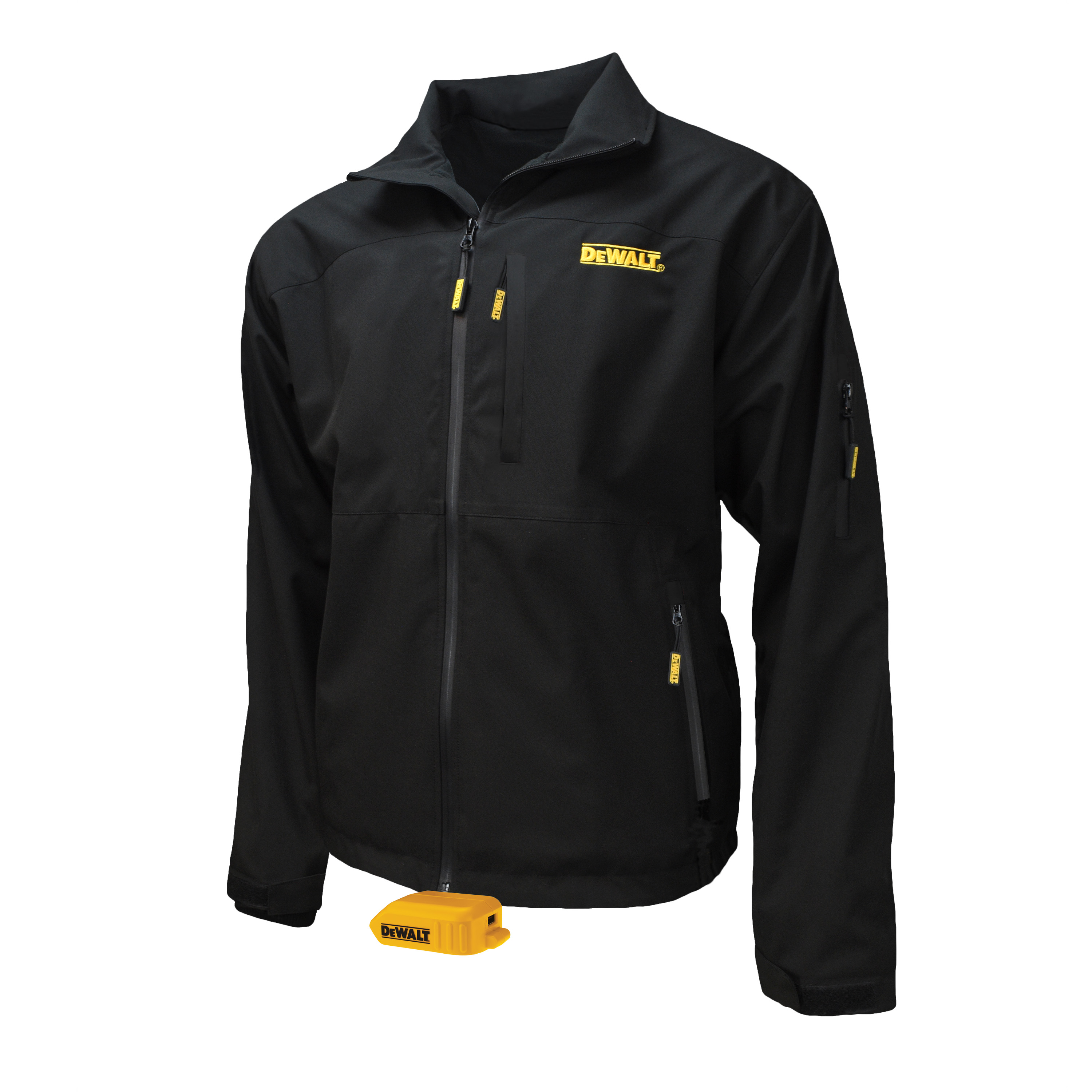 DEWALT Men&#8216;s Heated Structured Soft Shell Jacket Bare Black-Radians