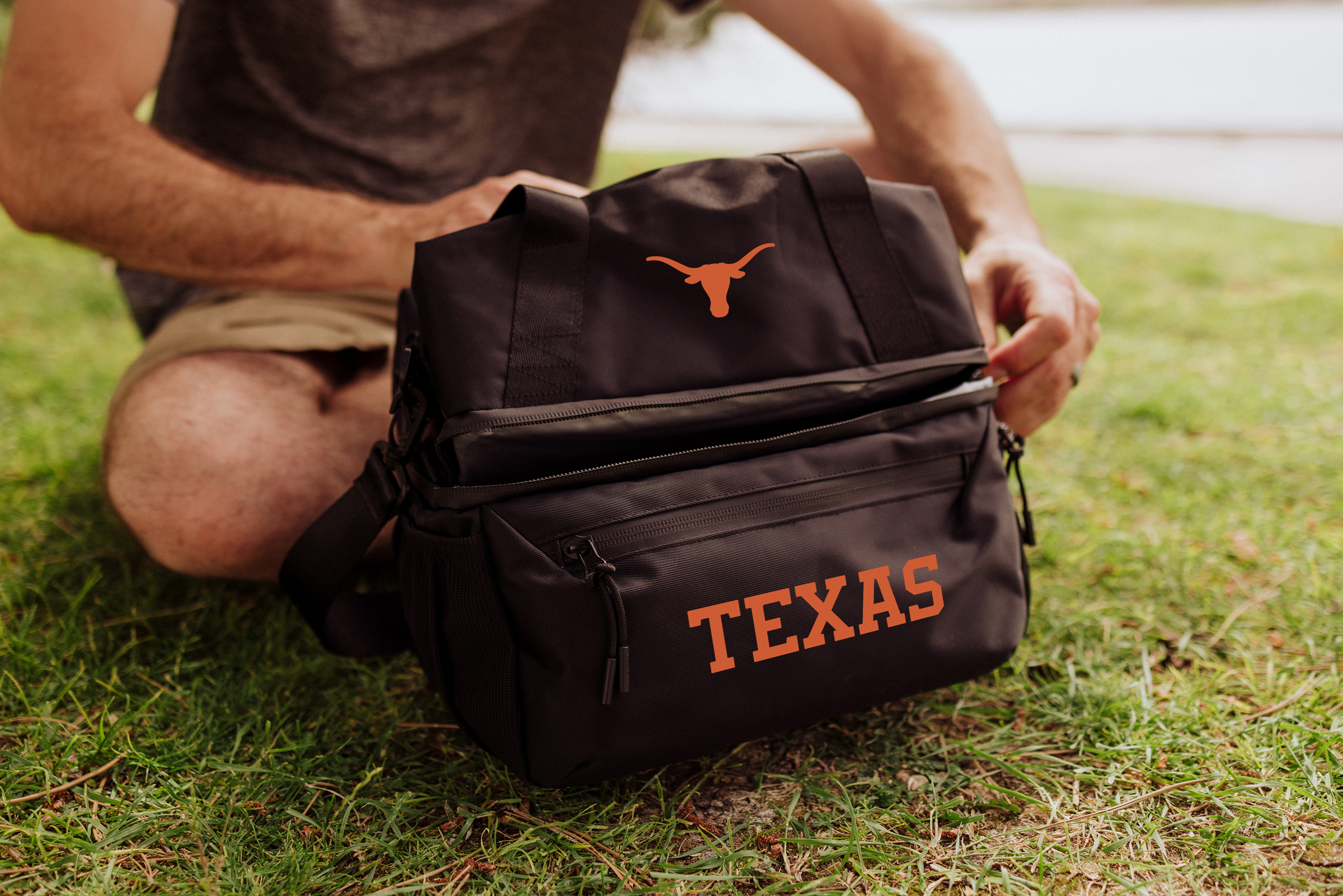 Texas Longhorns - Tarana Recycled Lunch Bag Cooler with Utensils