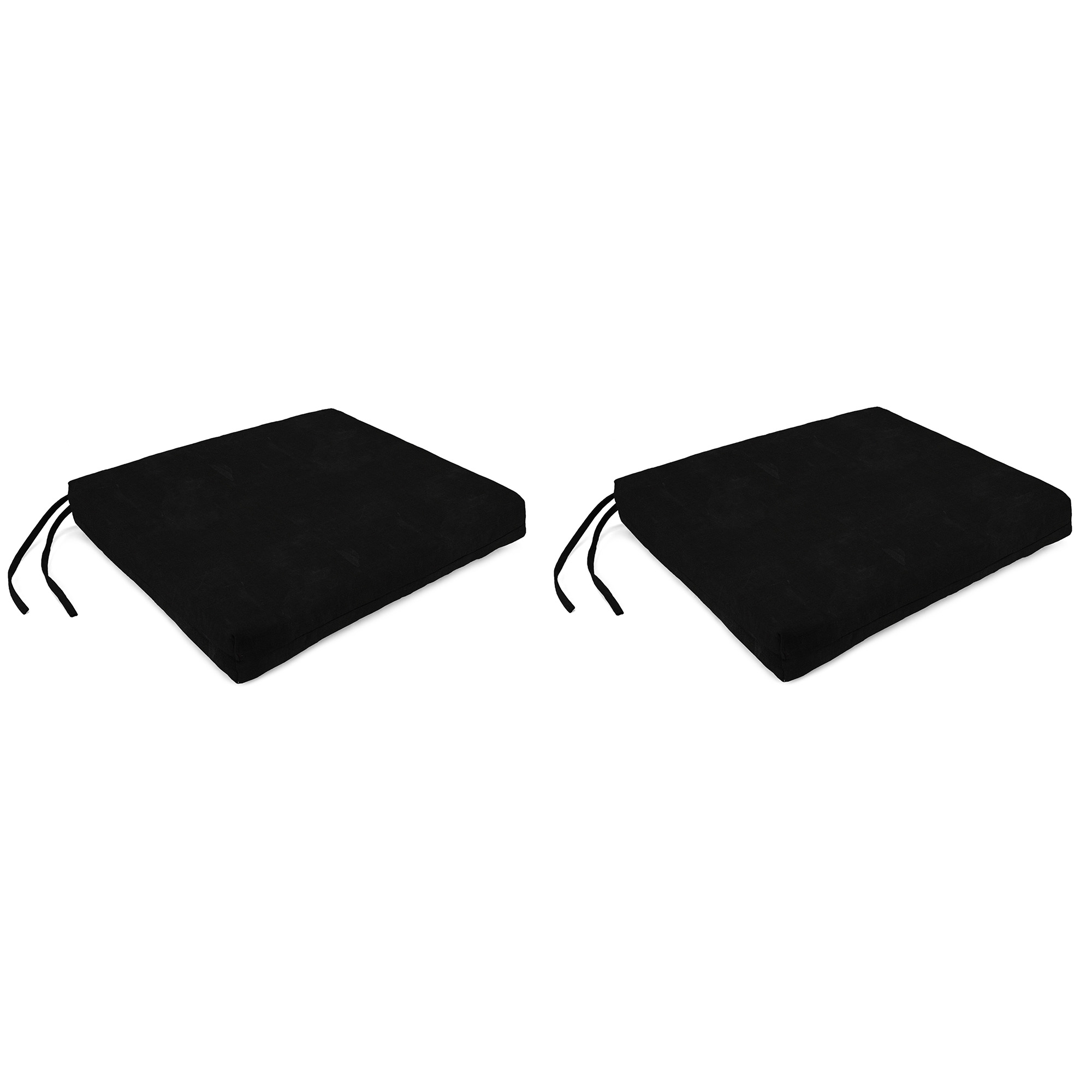 New Outdoor Chair Pad Seat Cushions with Ties 19" x 17", 2-Pack, Fade Resistant - Picture 18 of 21