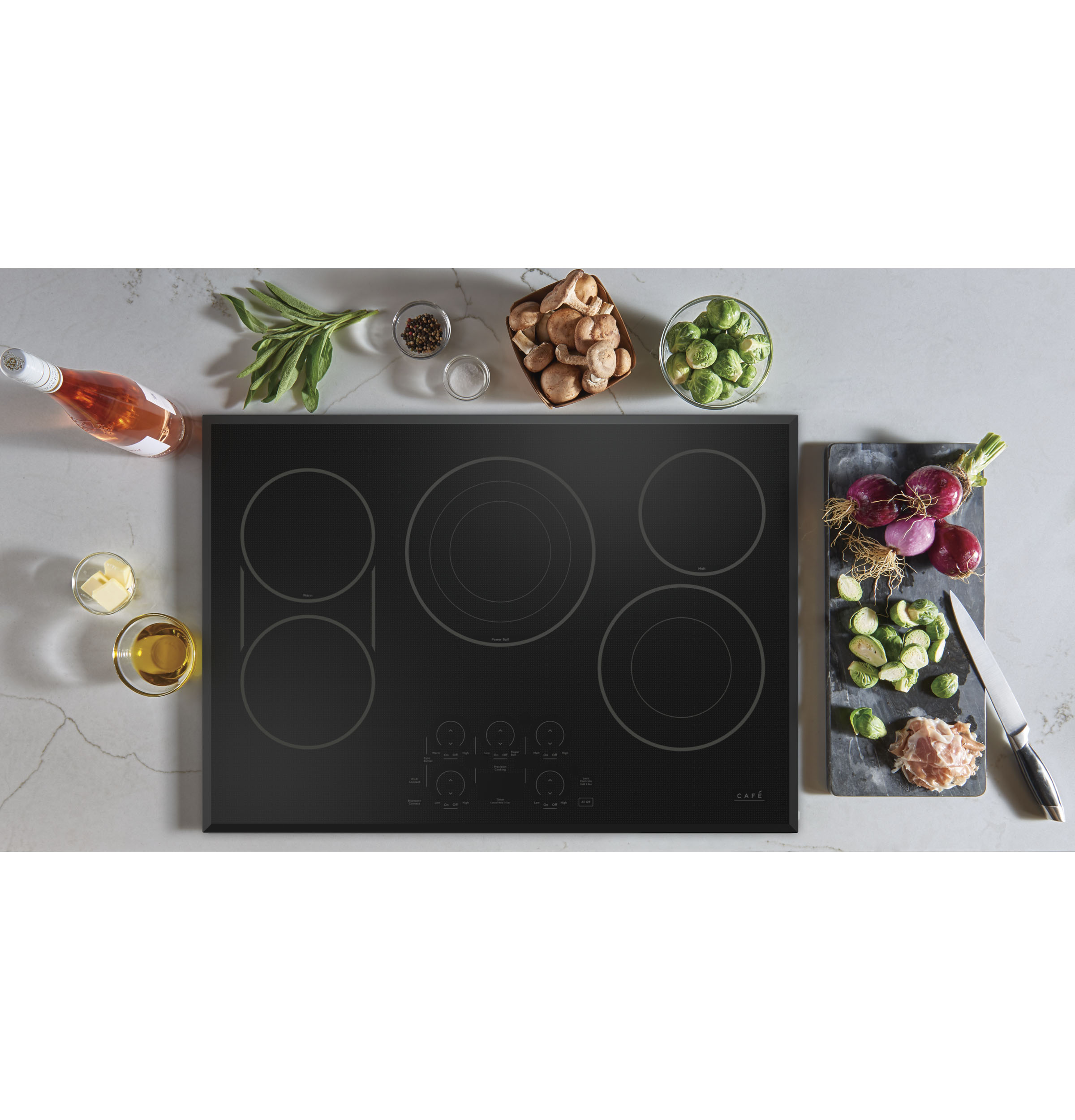 Café™ 30" Black Electric Cooktop view 5