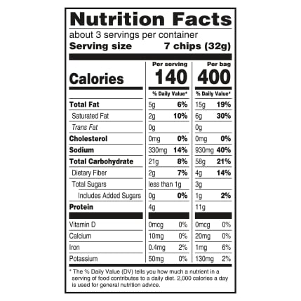 Nutrition Facts