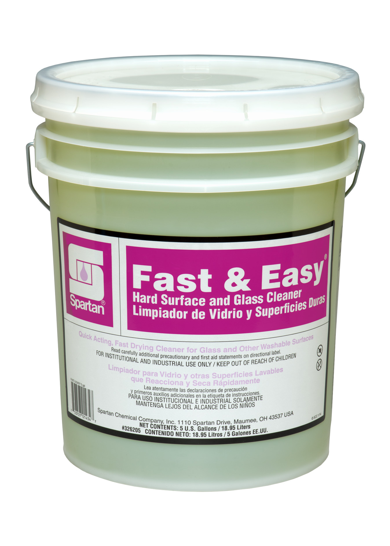 Spartan Chemical Company Fast & Easy, 5 GAL PAIL