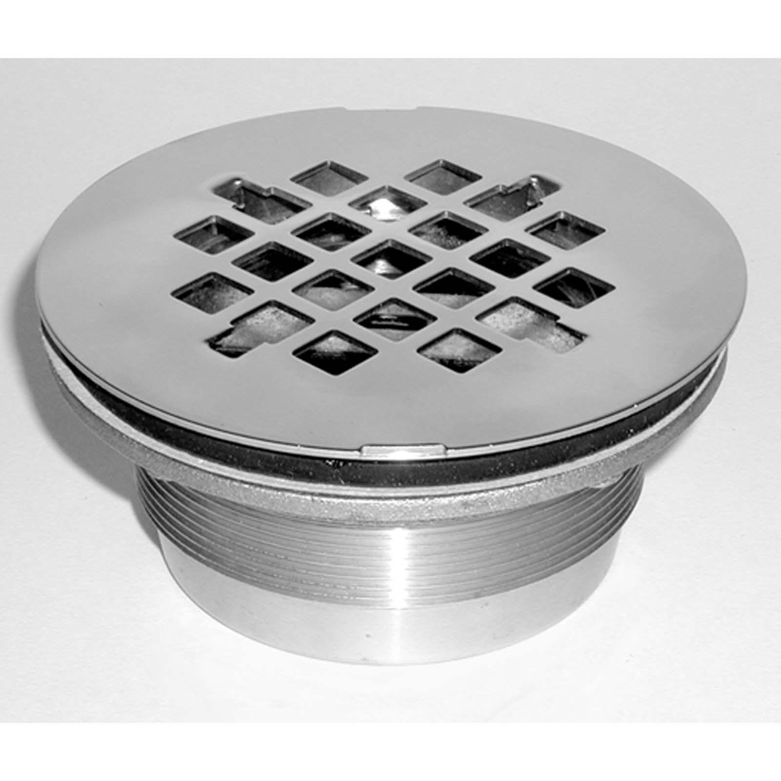 Wolverine Brass® 51291W 2" ABS and PVC Pipe Stainless Steel Heavy-Duty Quick Caulking Shower Drain Fits