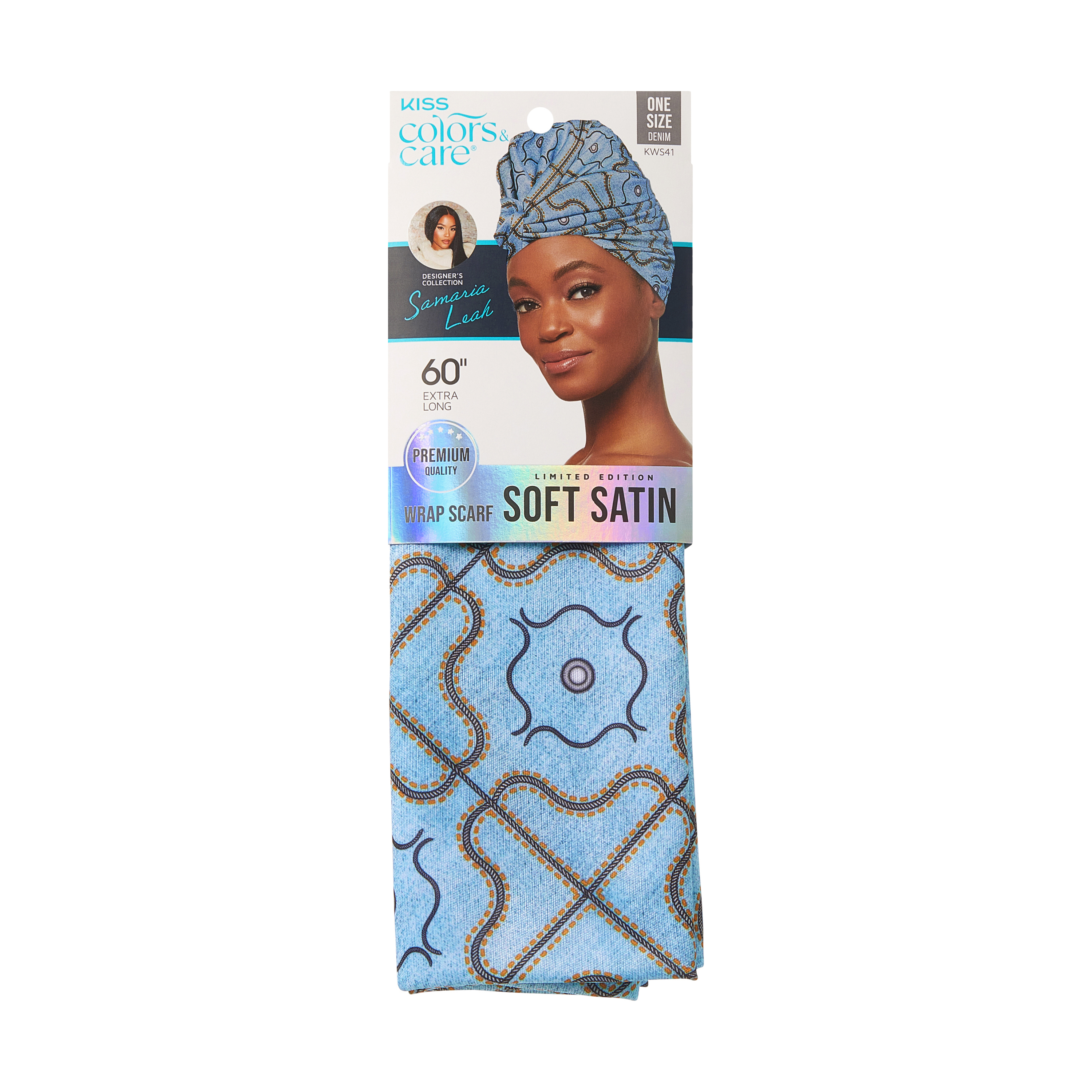 KISS Colors & Care Limited Edition BIFC Satin Wrap Scarf - S