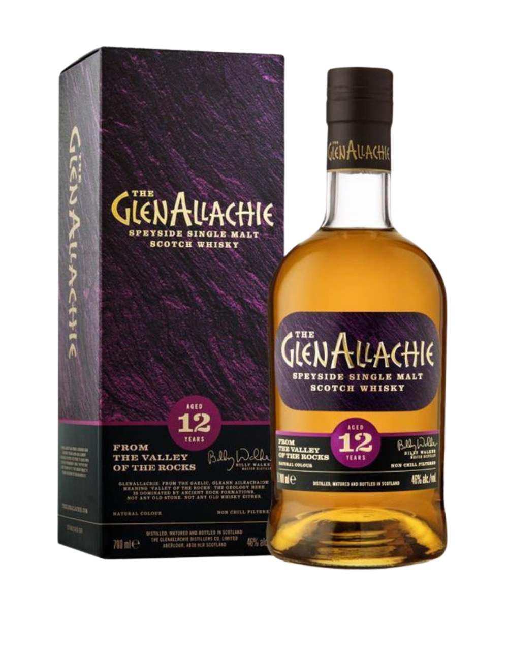 GLENALLACHIE 12 YEAR OLD SINGLE MALT SCOTCH