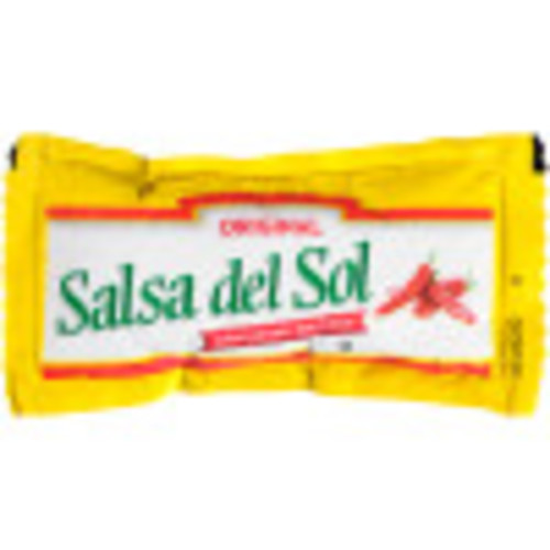 SALSA DEL SOL Single Serve Original Hot Sauce, 7gr. Packets (Pack of