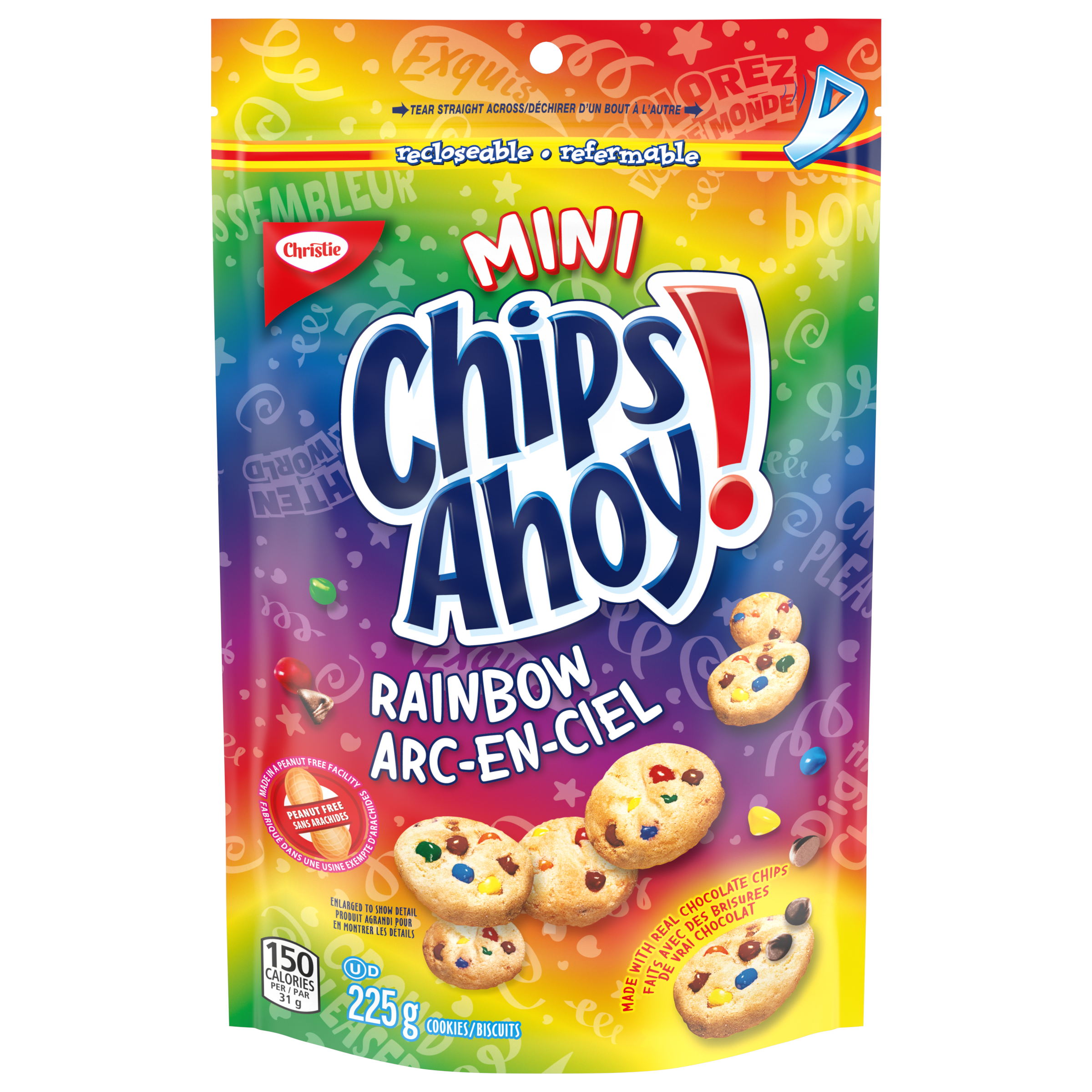 Chips Ahoy! Mini Rainbow Cookies 225 G