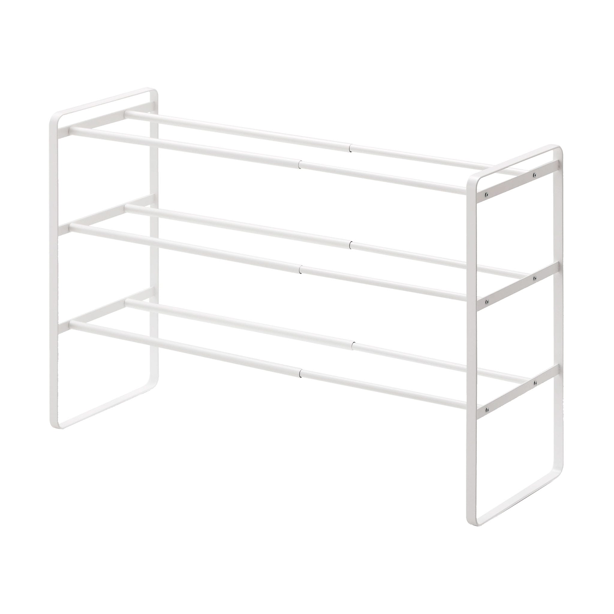 3-Tiered Extendable Shoe Rack : Practical Extendable Design