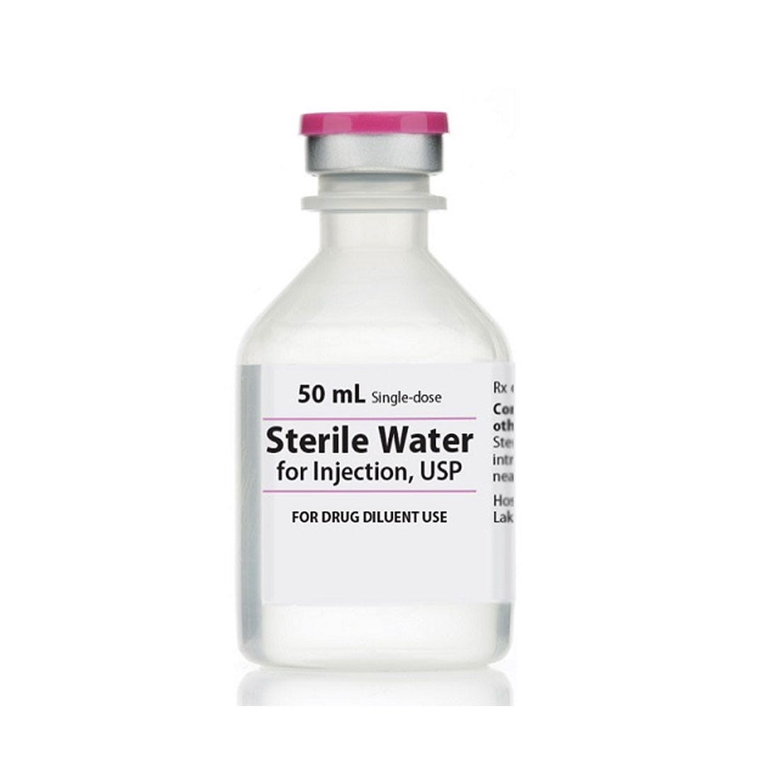 Water Sterile Preservative Free 50ml Single Dose Vial