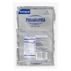 Philadelphia Regular Cream Cheese Spread 50-1 oz Packets