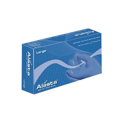 Alasta™ Nitrile Exam Gloves, Large, Latex Free, Powder Free- 100/Box