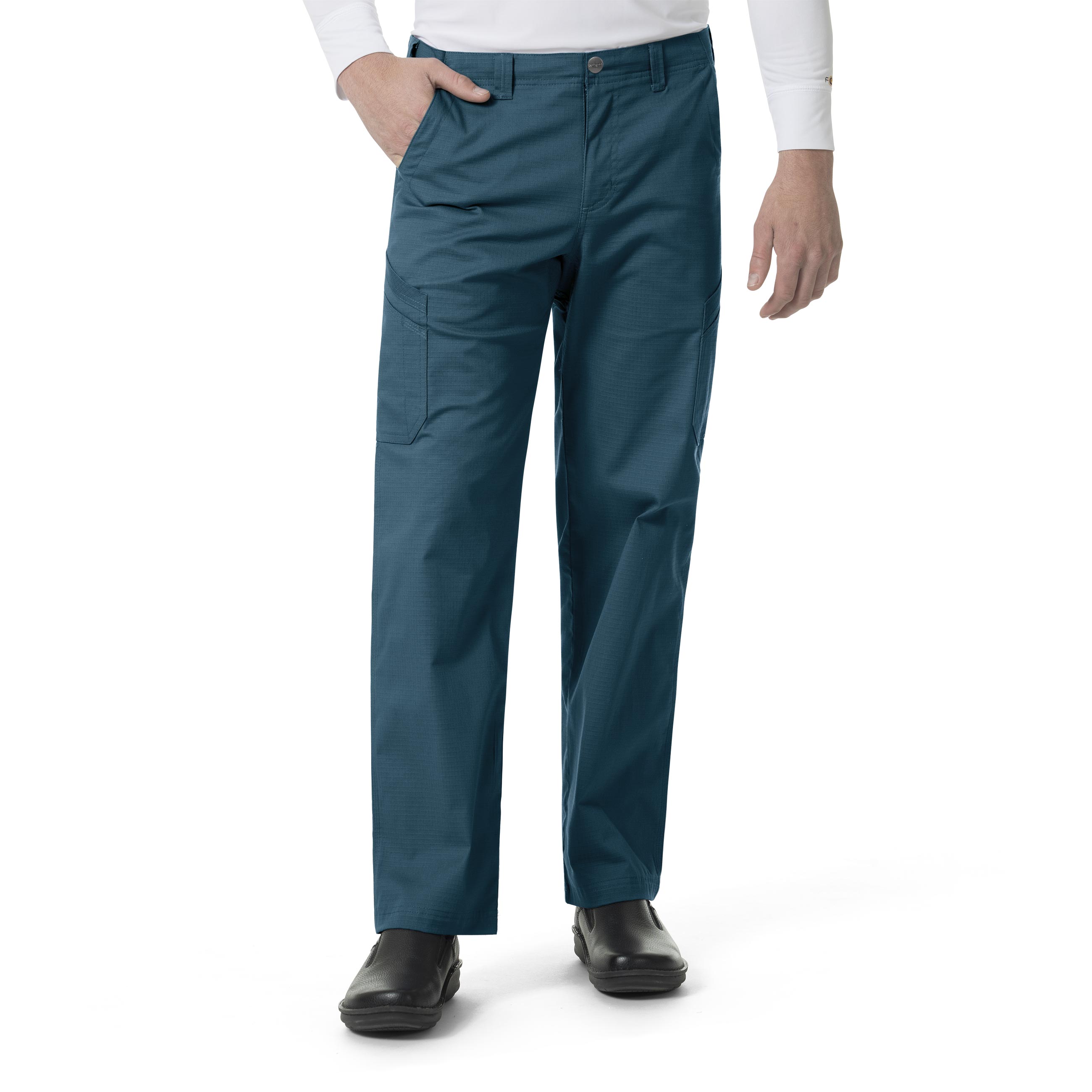 Rugged Flex Ripstop Men‘s Straight Leg Cargo Scrub Pant-Carhartt