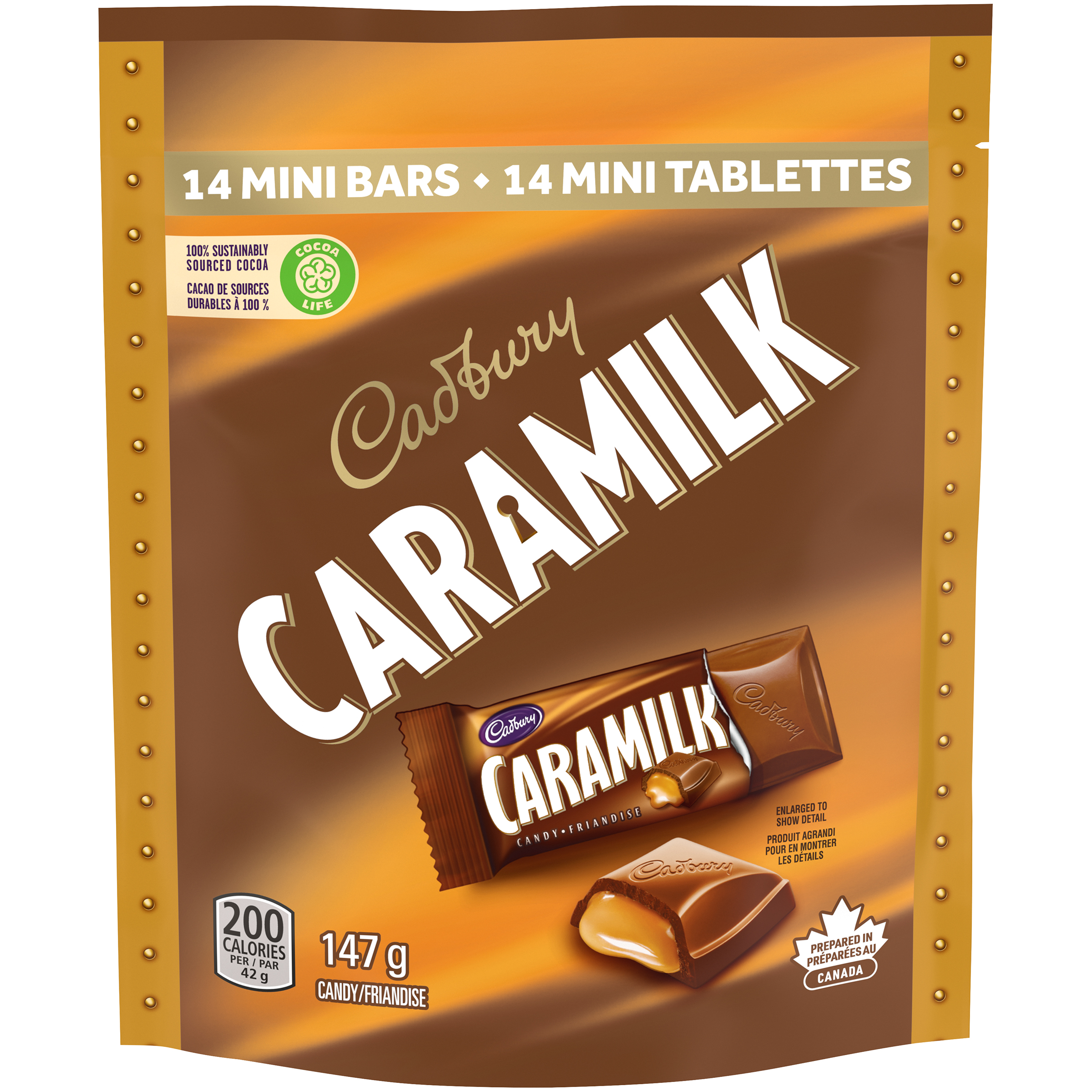 Caramilk Mini Bars, 147 G