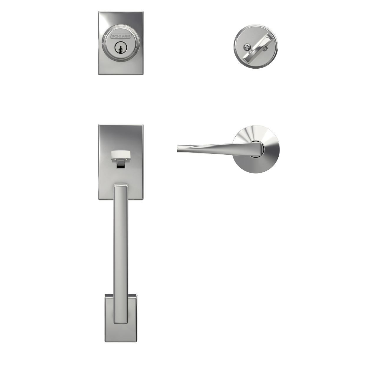 Custom Single Cylinder Handleset and Eller Lever with Kinsler Trim