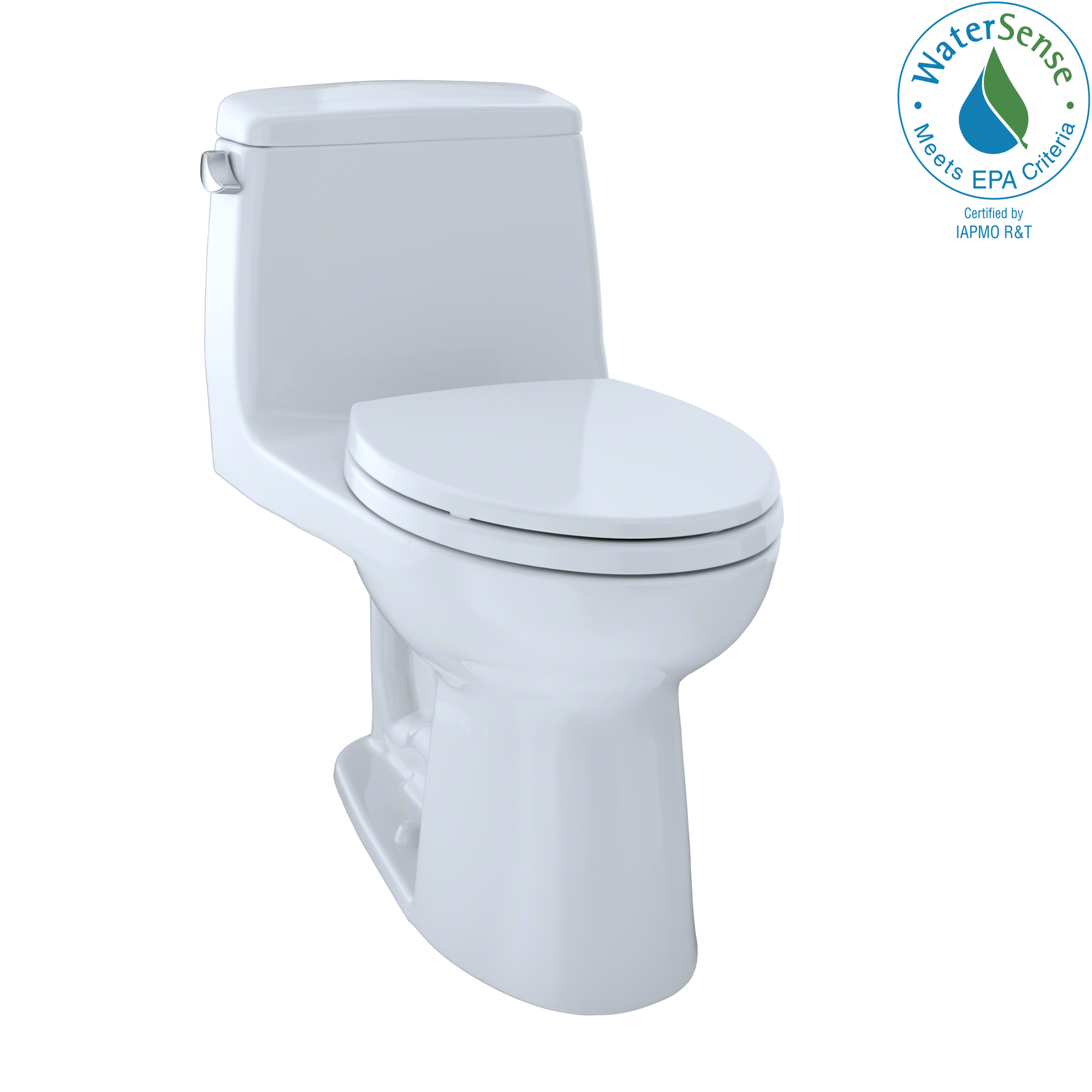 TOTO Eco UltraMax One-Piece Elongated 1.28 GPF ADA Compliant Toilet, Cotton White, Vitreous China, MS854114EL#01