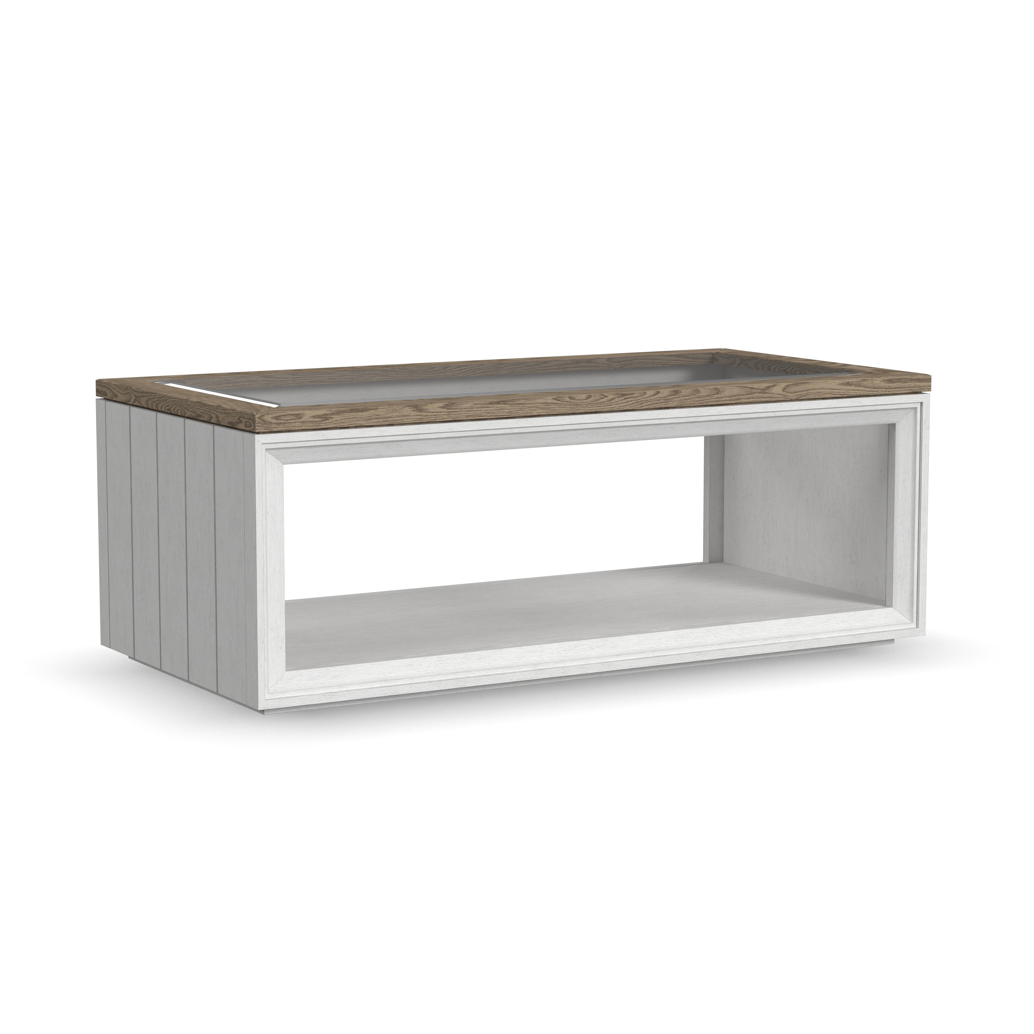 Flexsteel Melody Rectangular Coffee Table with Casters