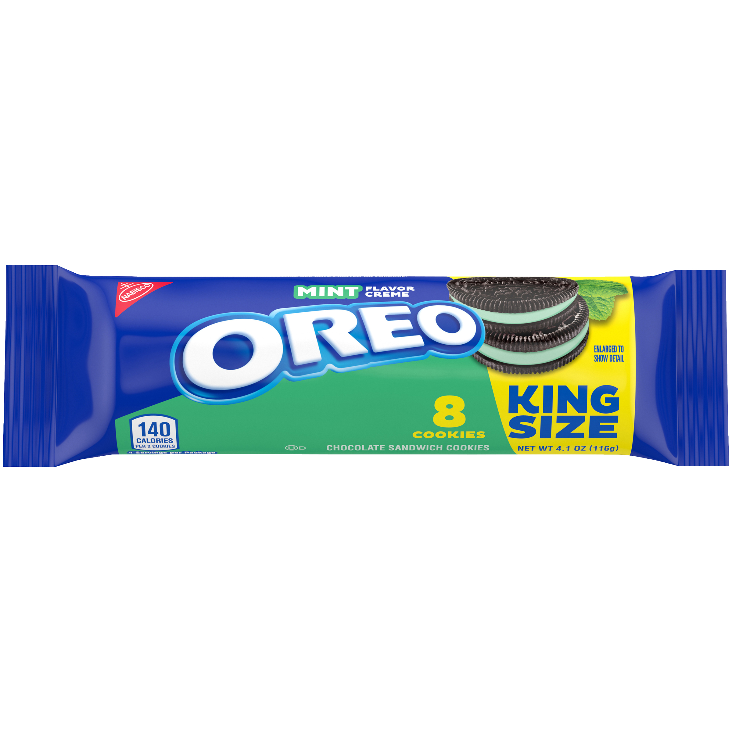 OREO Mint Creme King Size 8CT 2/4.1OZ