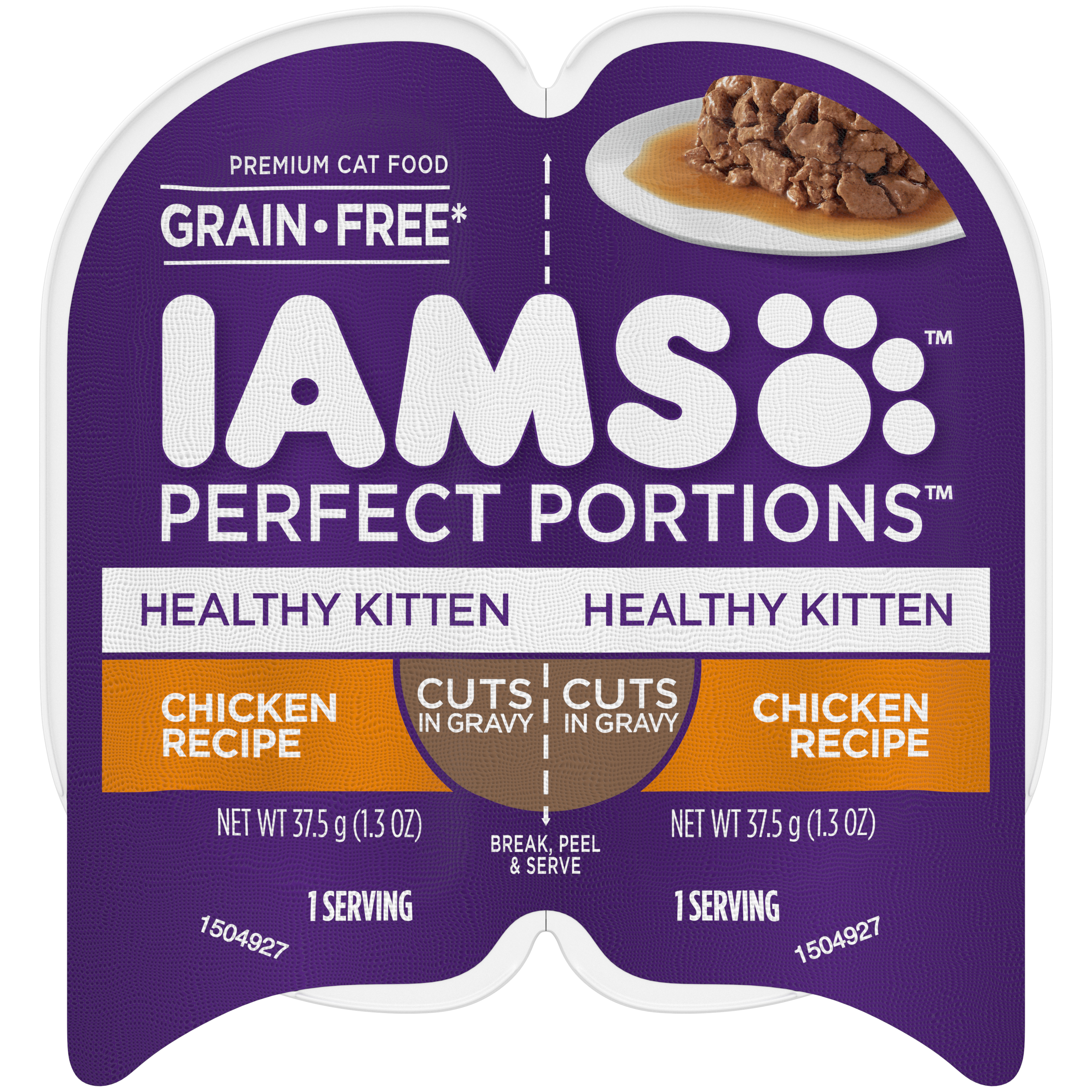 24/2.6 oz. Iams Perfect Portions Kitten Cuts- Chicken - Health/First Aid