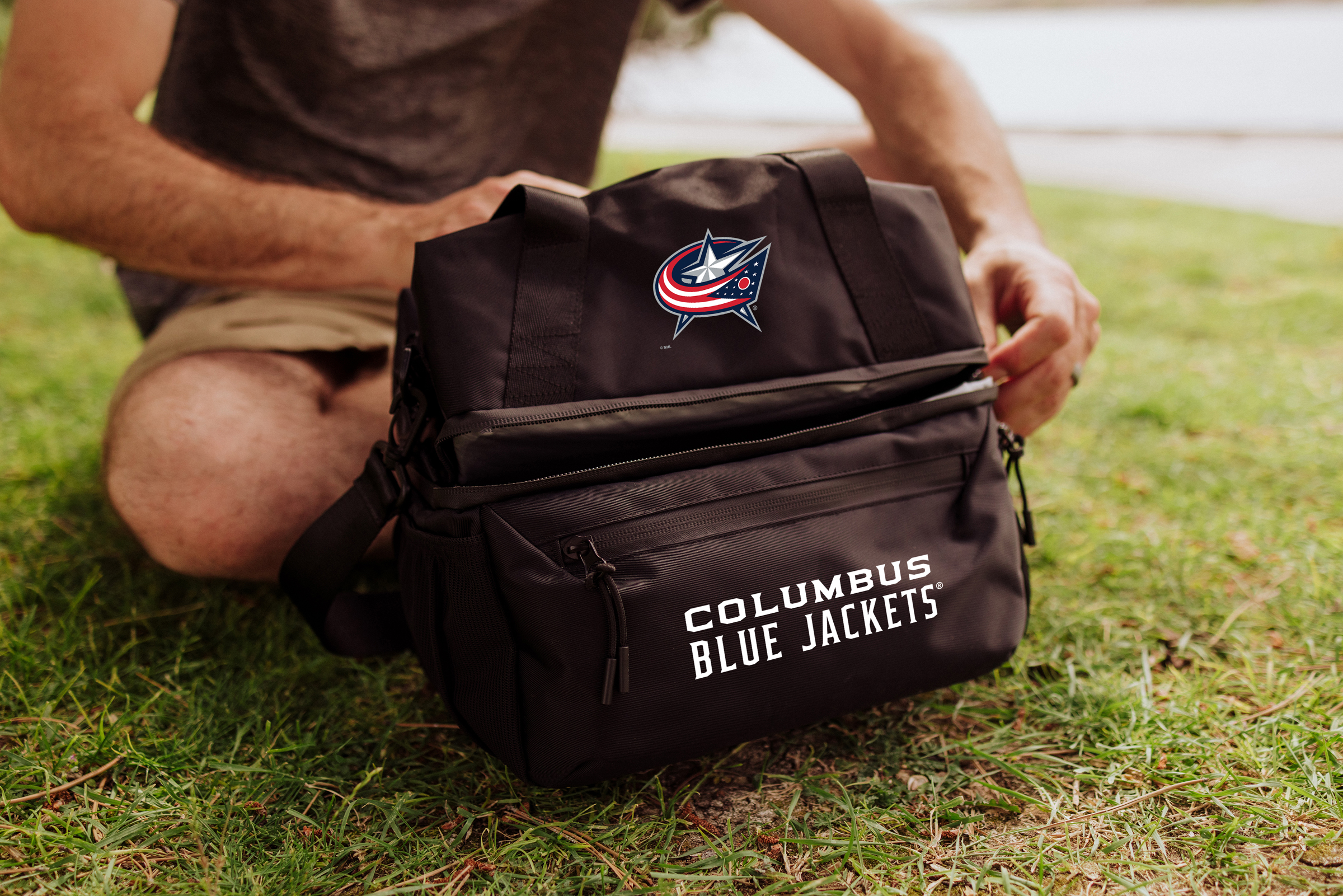 Columbus Blue Jackets - Tarana Recycled Lunch Bag Cooler with Utensils