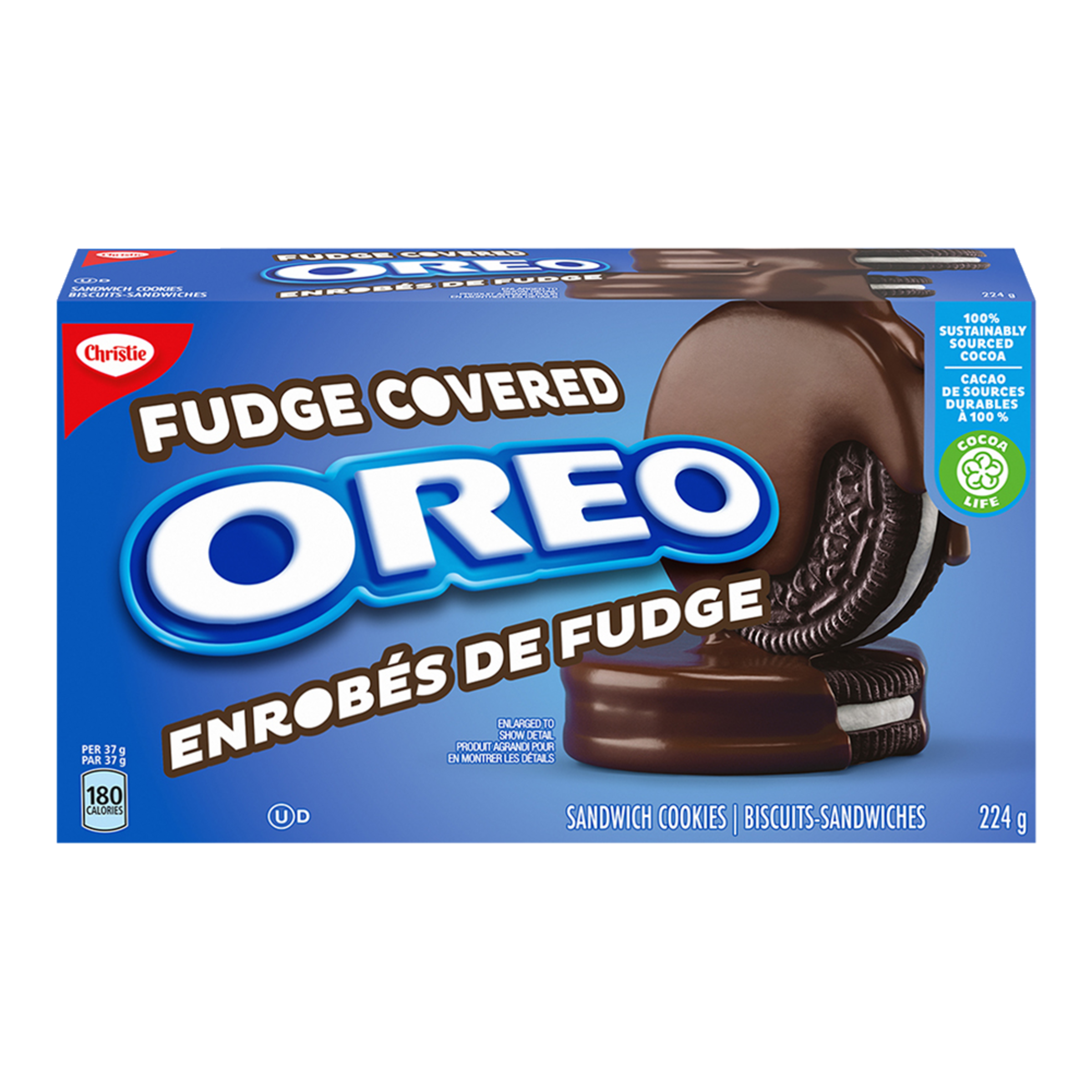 OREO Enrobés de Fudge 224 g-0