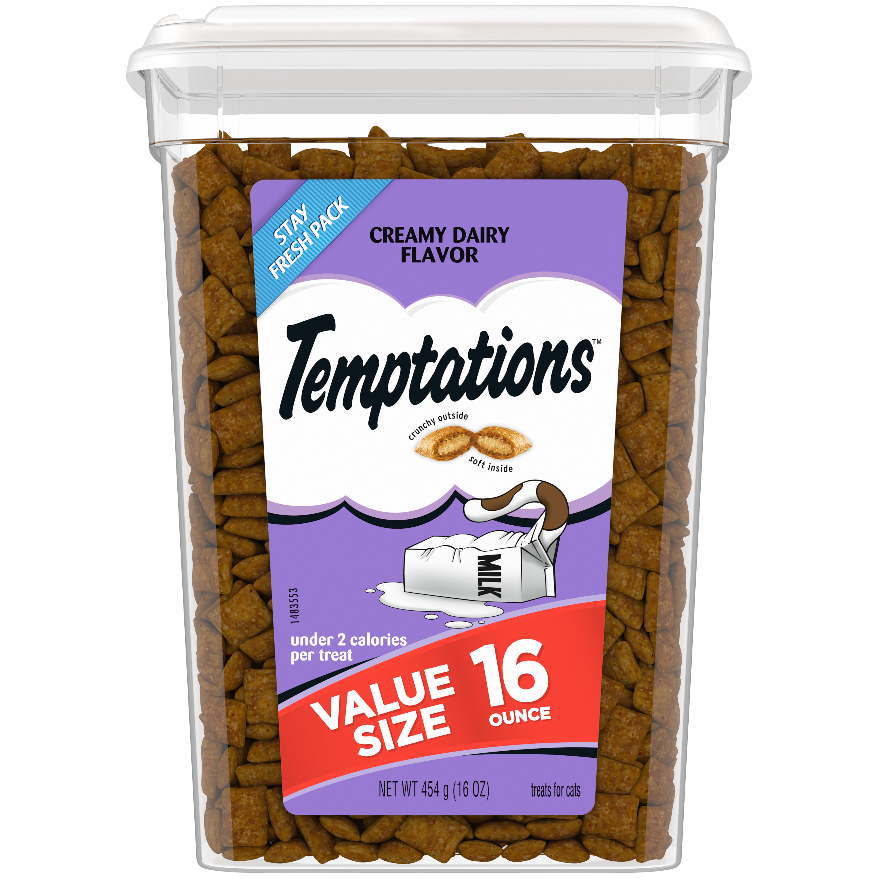 16 oz. Whiskas Temptations Creamy Dairy - Treats