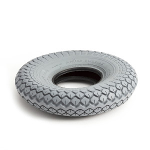 Pneumatic Tire w. C154 Tread, Light Grey, 13 x 4 Inch, 400-5