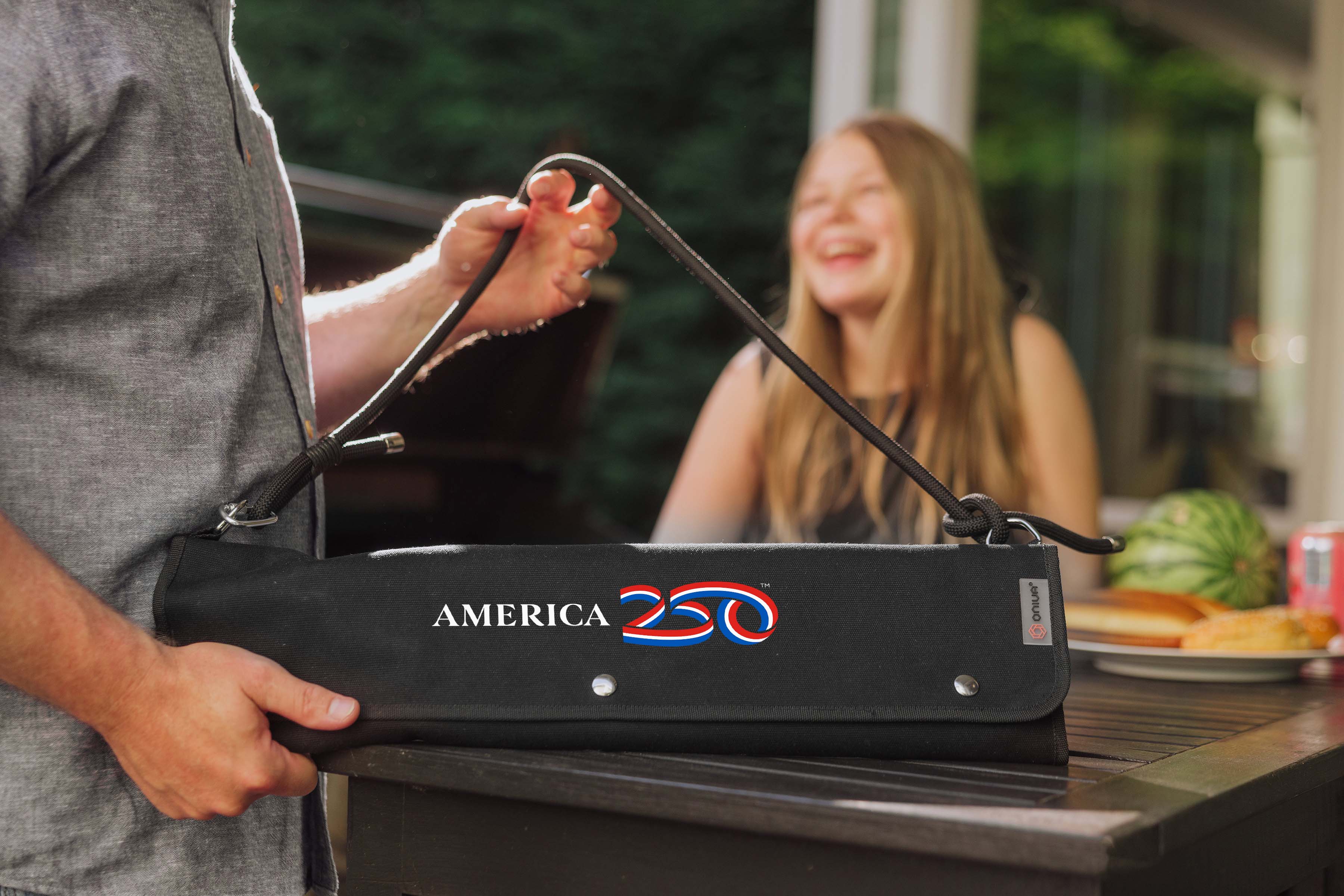 America250 - BBQ Roll Up 3 Piece Set