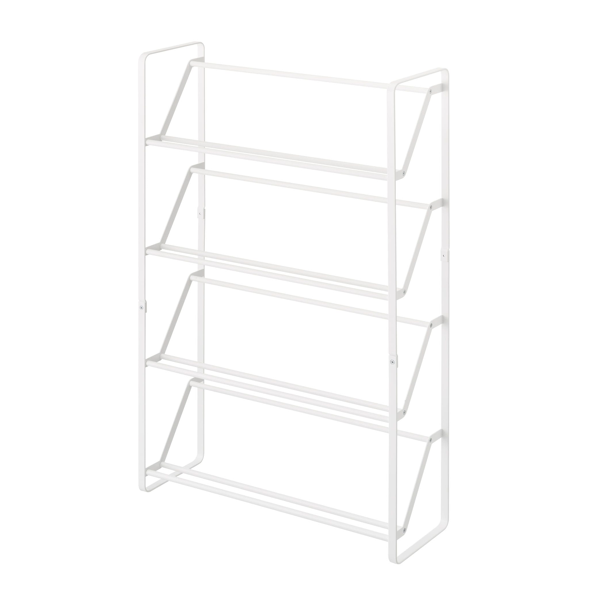 Slim 4-Tiered Shoe Rack : Space-Saving Design
