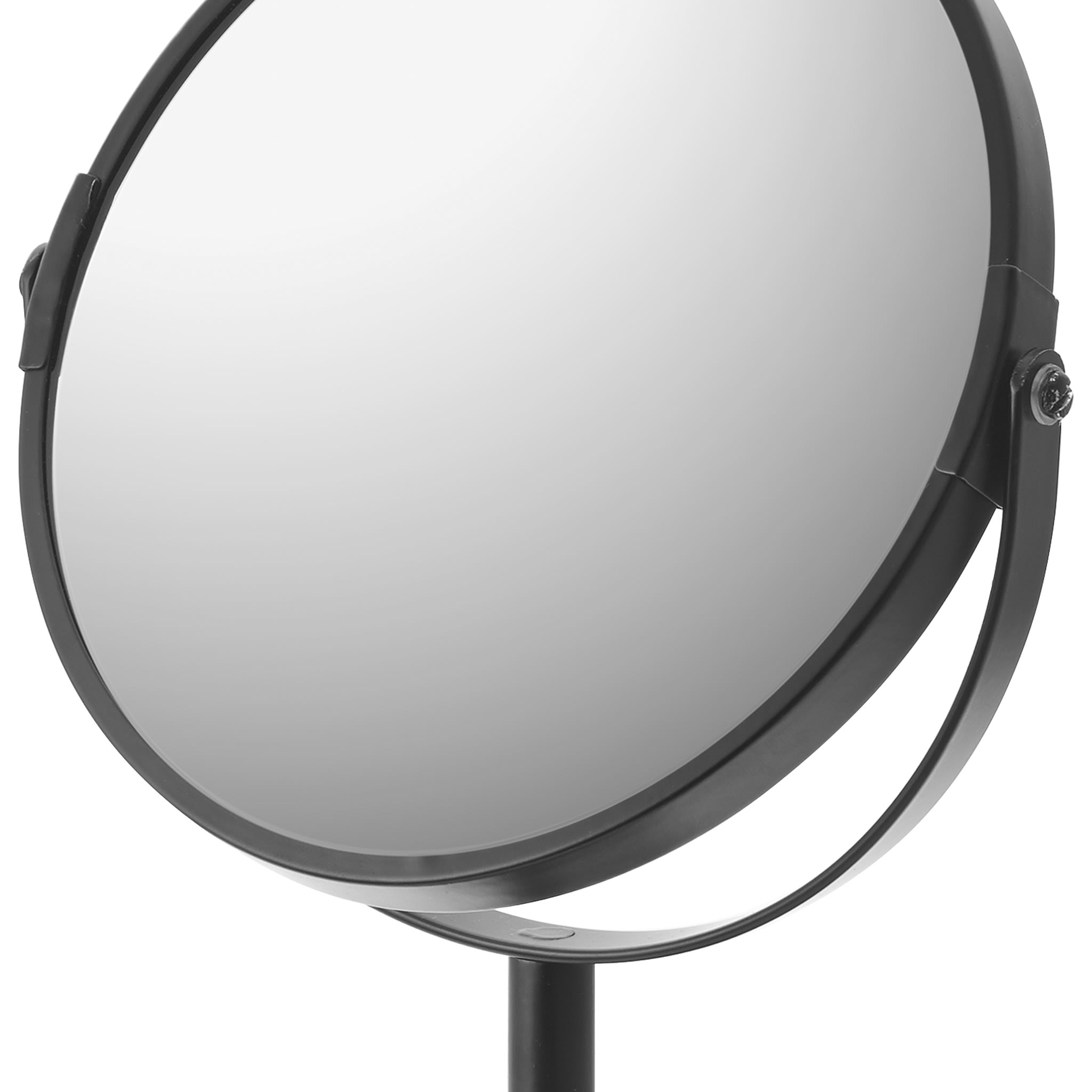 Makeup Mirror with Accessory Tray : Fully Rotatable