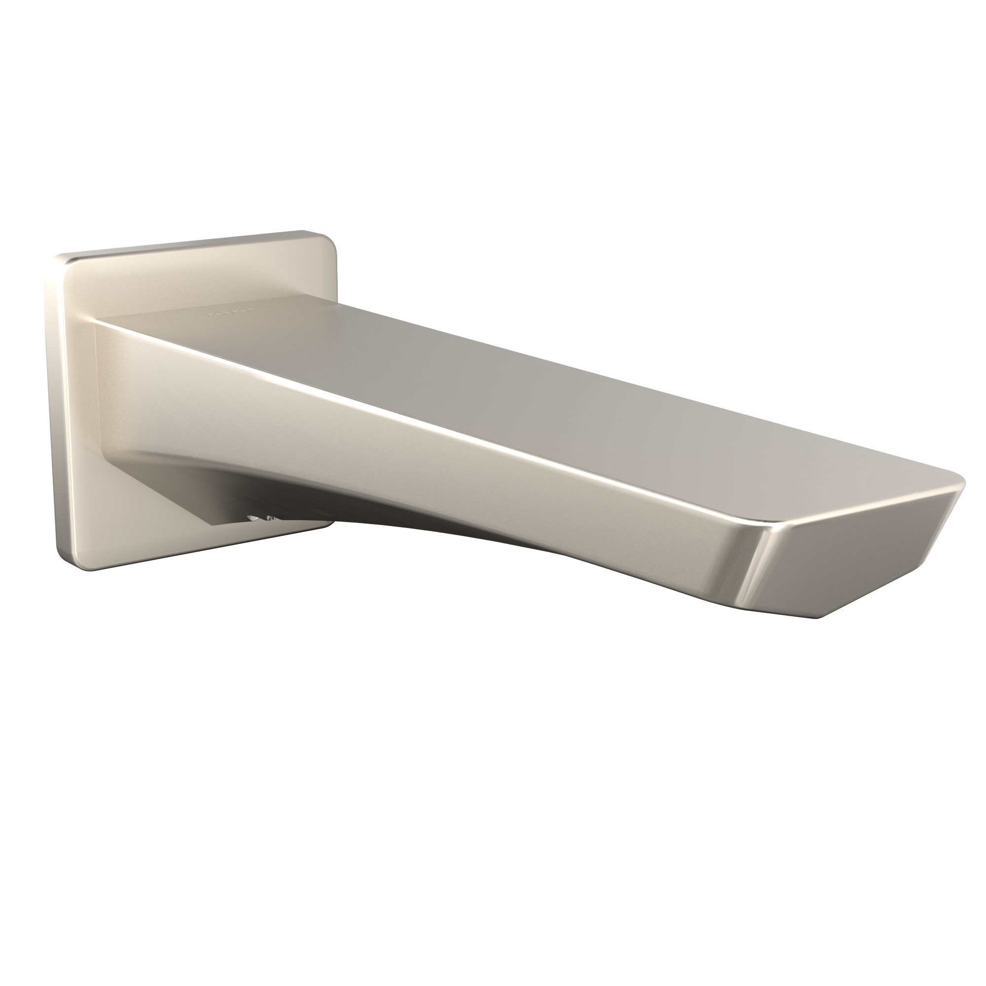 TOTO GE Wall Tub Spout, Brushed Nickel, Brass, TBG07001U#BN