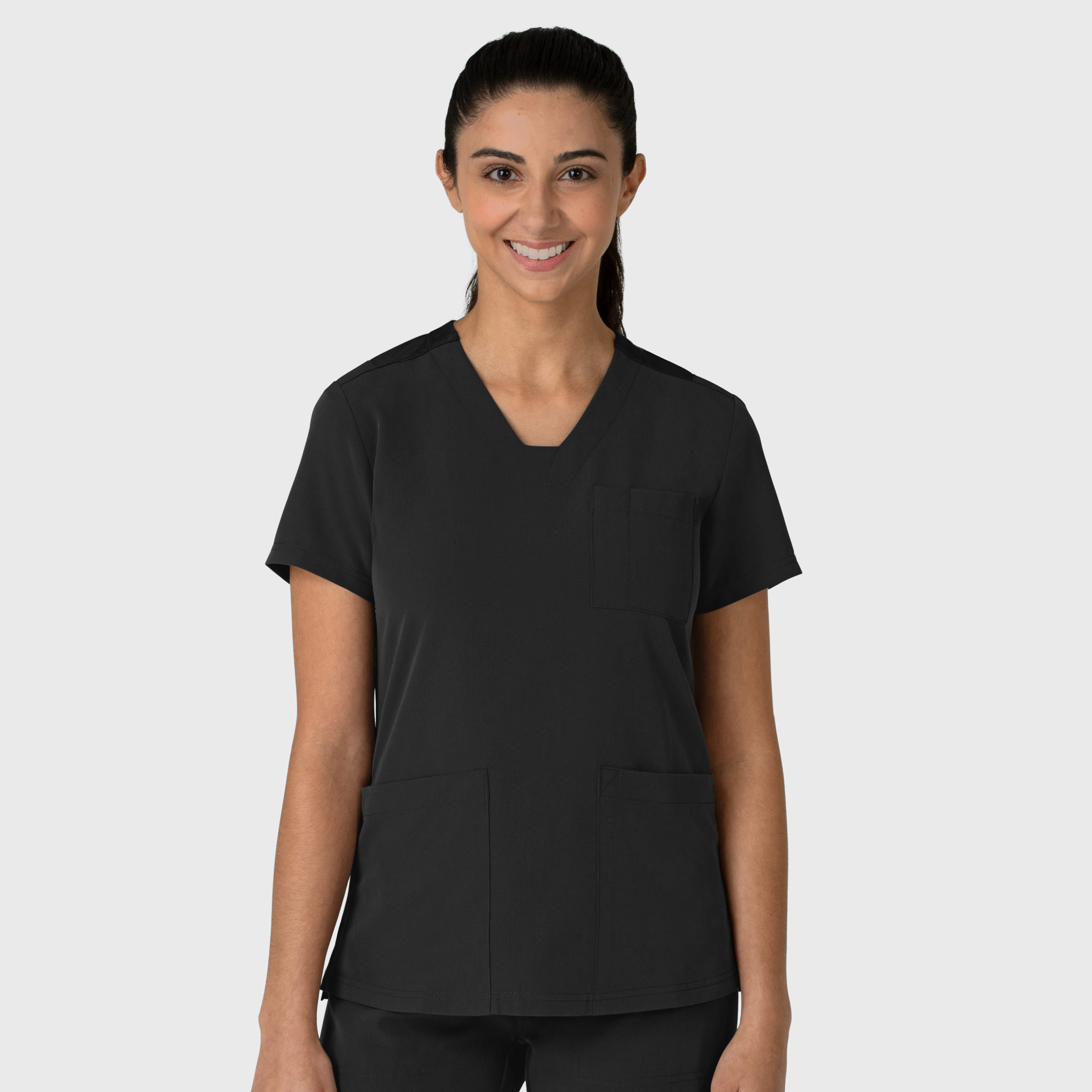 Nova Women&#8216;s Flex-n-Reach V-Neck Scrub Top-Wonder Wink