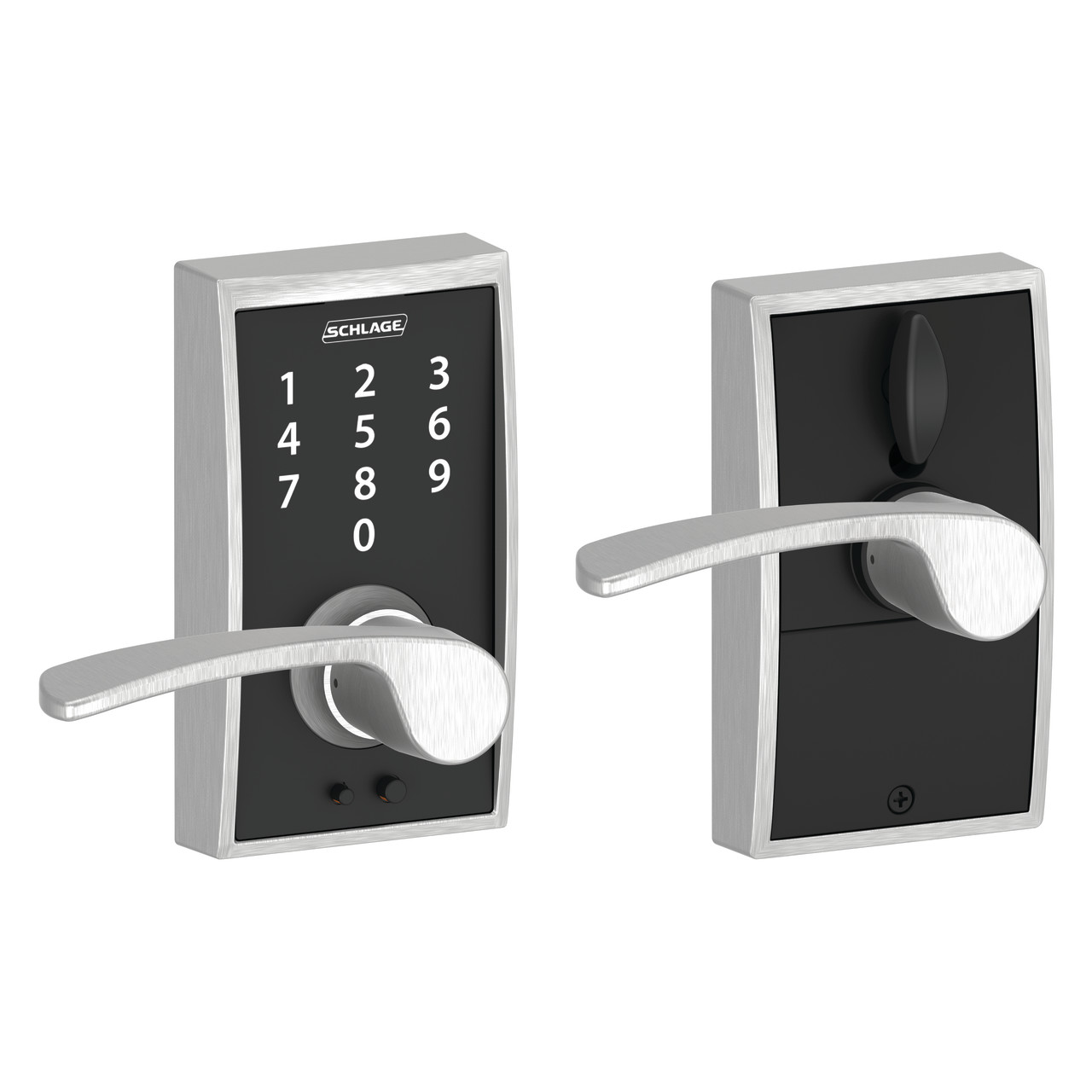 Schlage Touch™ Keyless Touchscreen Lever with Merano Lever