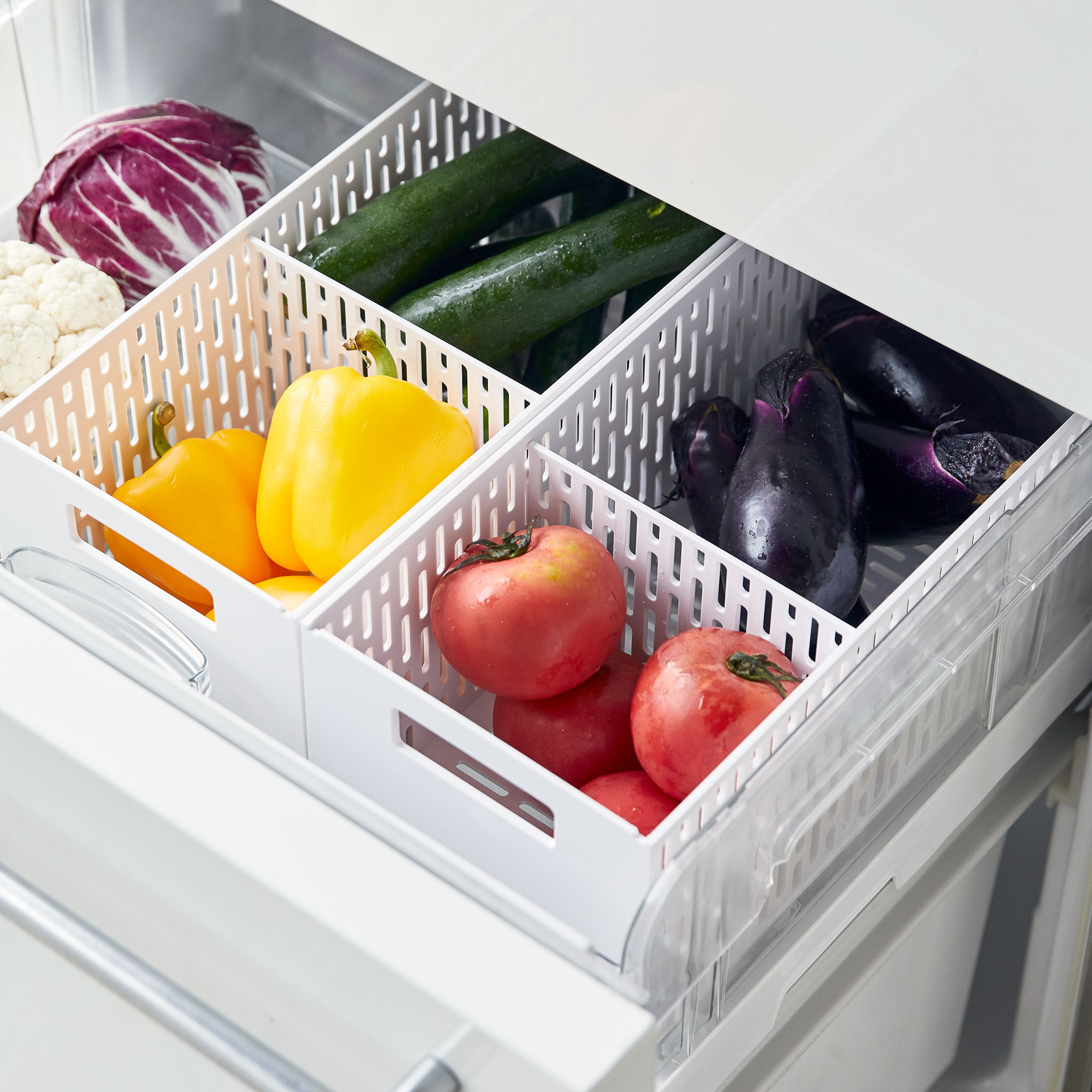 Vegetable Basket : Adjustable Divider