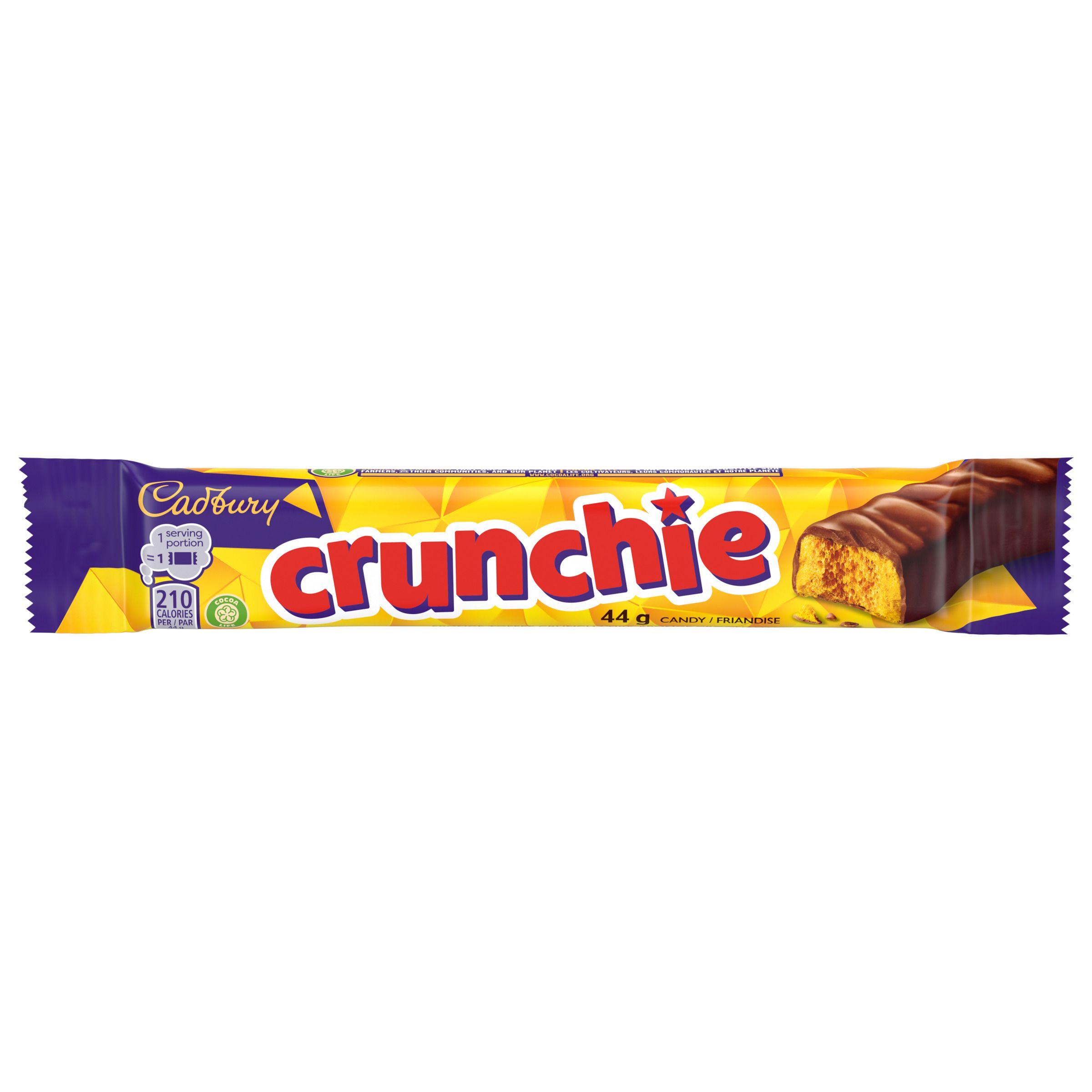 Cadbury Crunchie 44g Singles Bar