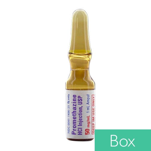Promethazine HCl 50mg/ml 1ml Ampule- 25/Box