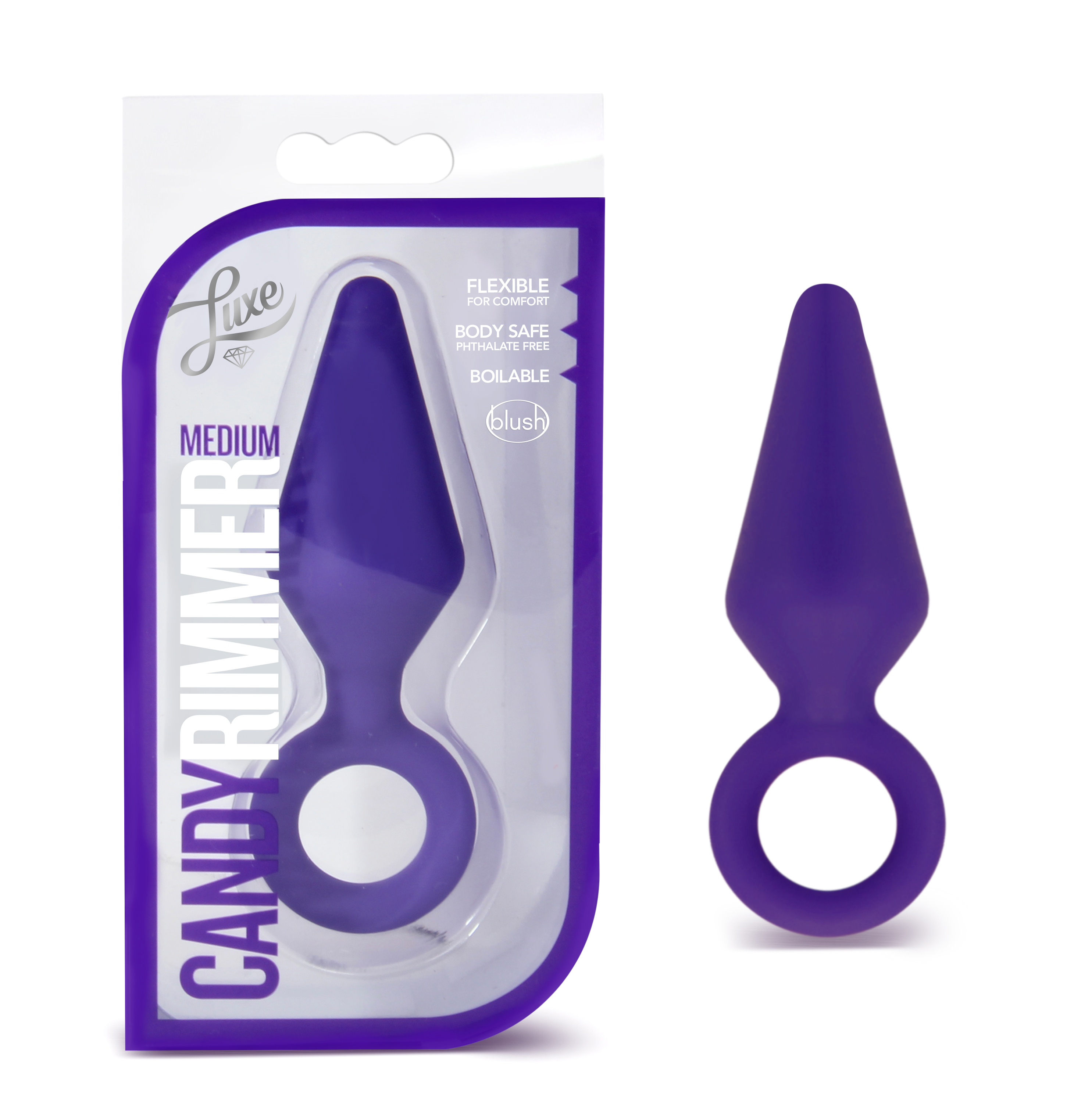 Blush Luxe Candy Rimmer Purple 4.5-Inch Anal Plug