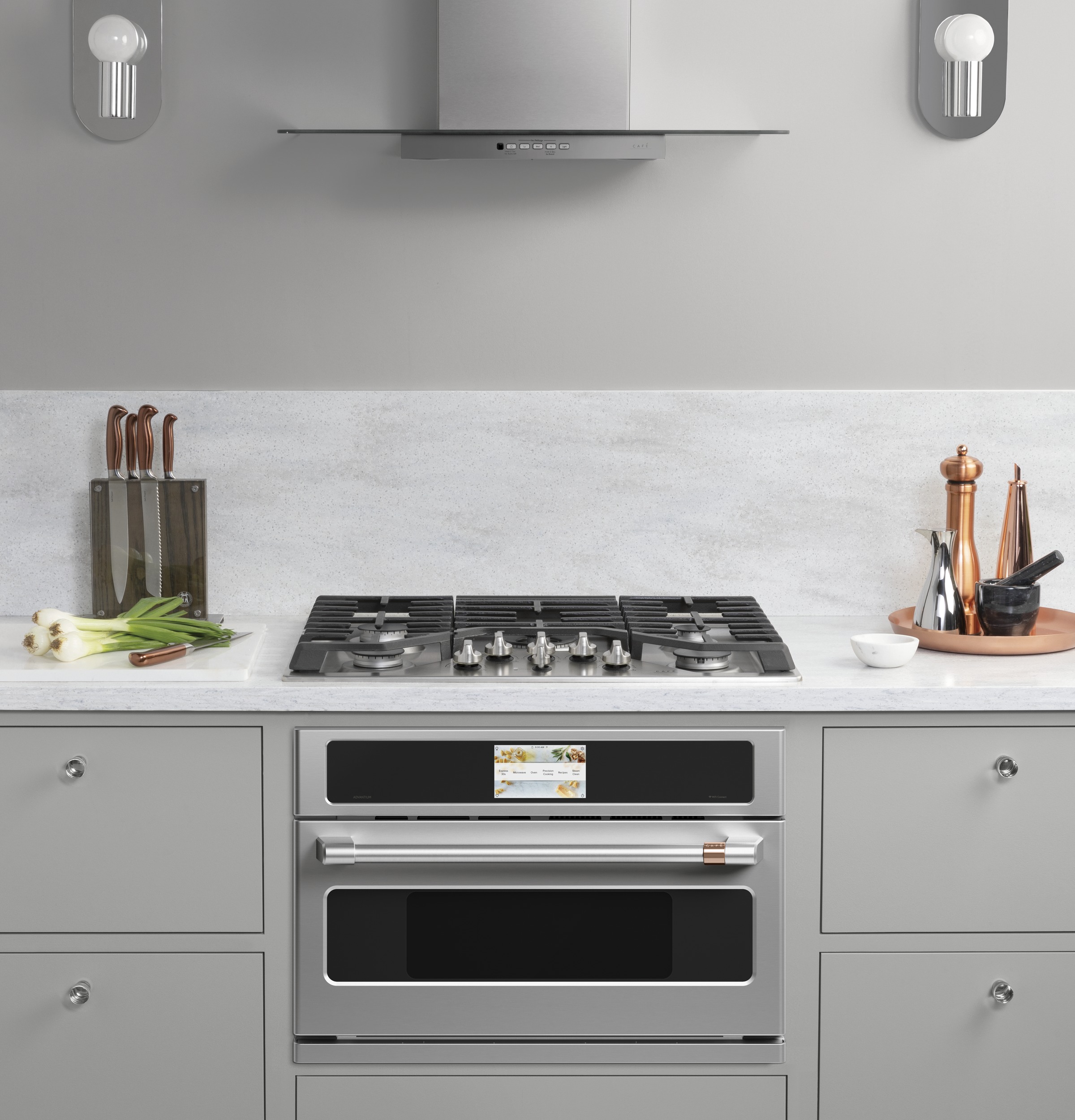 30" Width Gas Cktp 5 Burners 20,000 BTU Tri-Ring Power Boil Burner Cast Iron Griddle Incl ADA Compliant — Not Connectable view 5