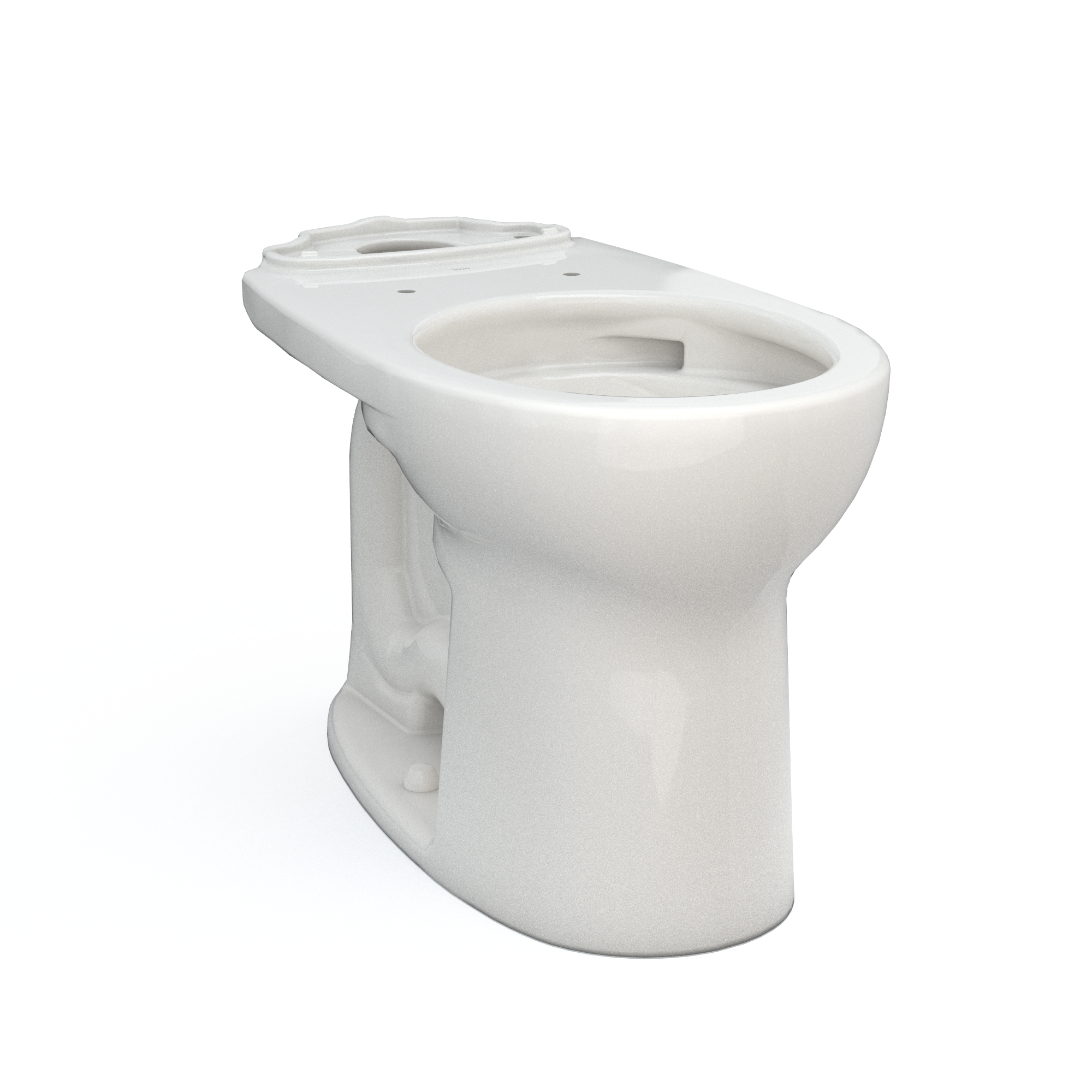 TOTO Drake Round TORNADO FLUSH Toilet Bowl with CEFIONTECT, Colonial White, Vitreous China, C775CEFG#11